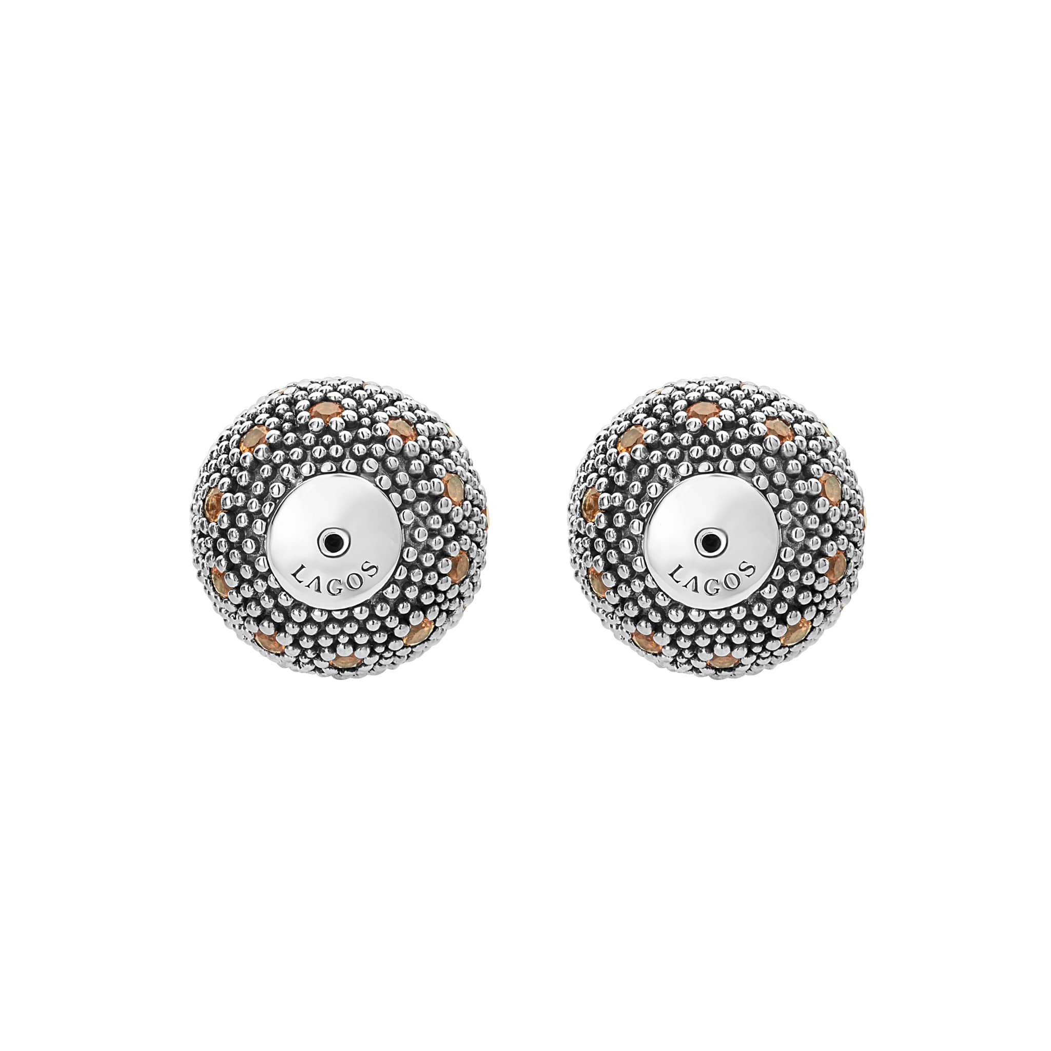 Signature Caviar Citrine Earring Backs - Image 4
