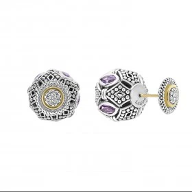 Signature Caviar Amethyst Earring Backs - Image 7