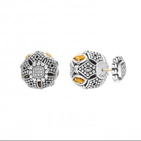 Signature Caviar Citrine Earring Backs - Image 4