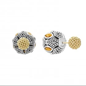 Signature Caviar Citrine Earring Backs - Image 6