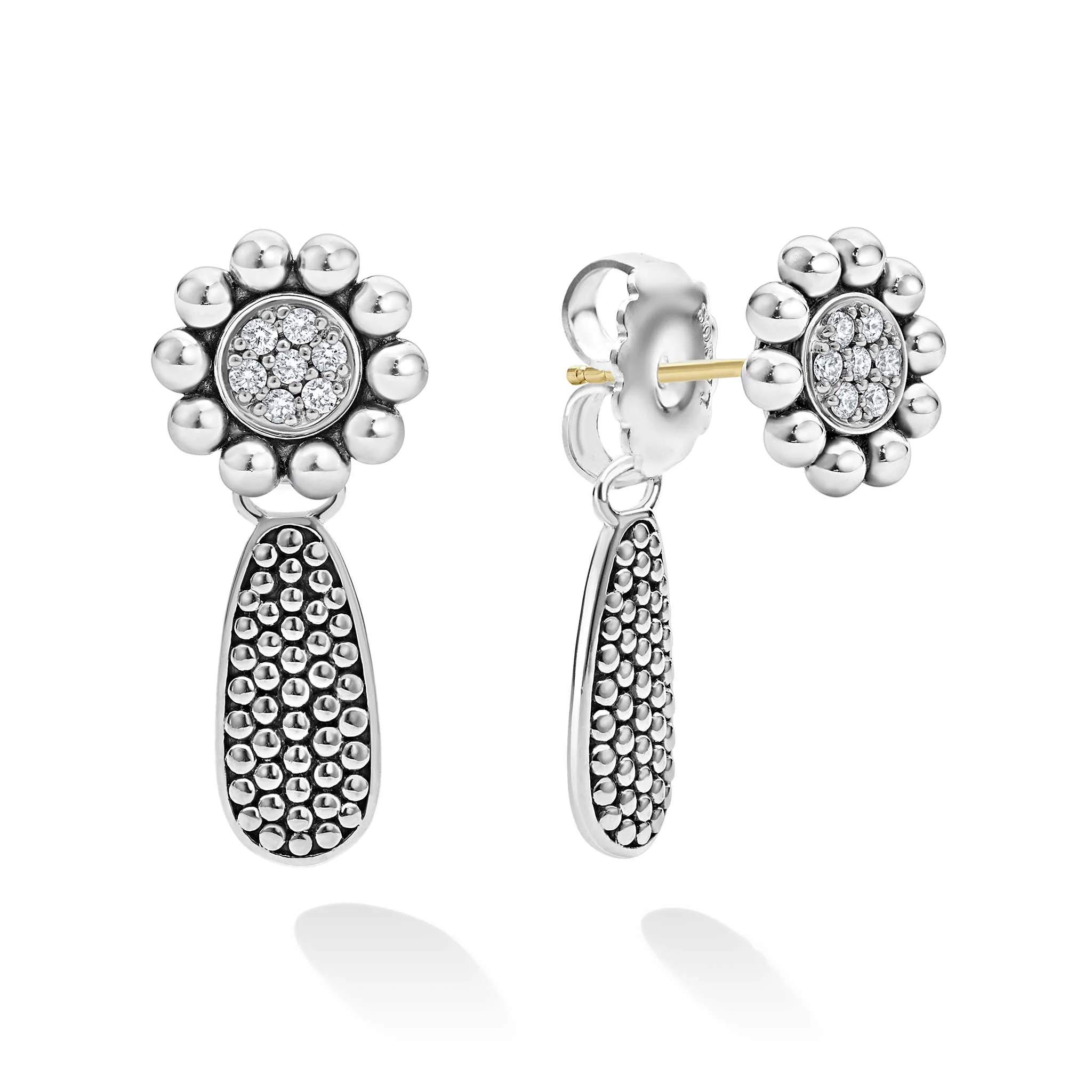 Signature Caviar Small Caviar Drop Earring Backs - Image 9