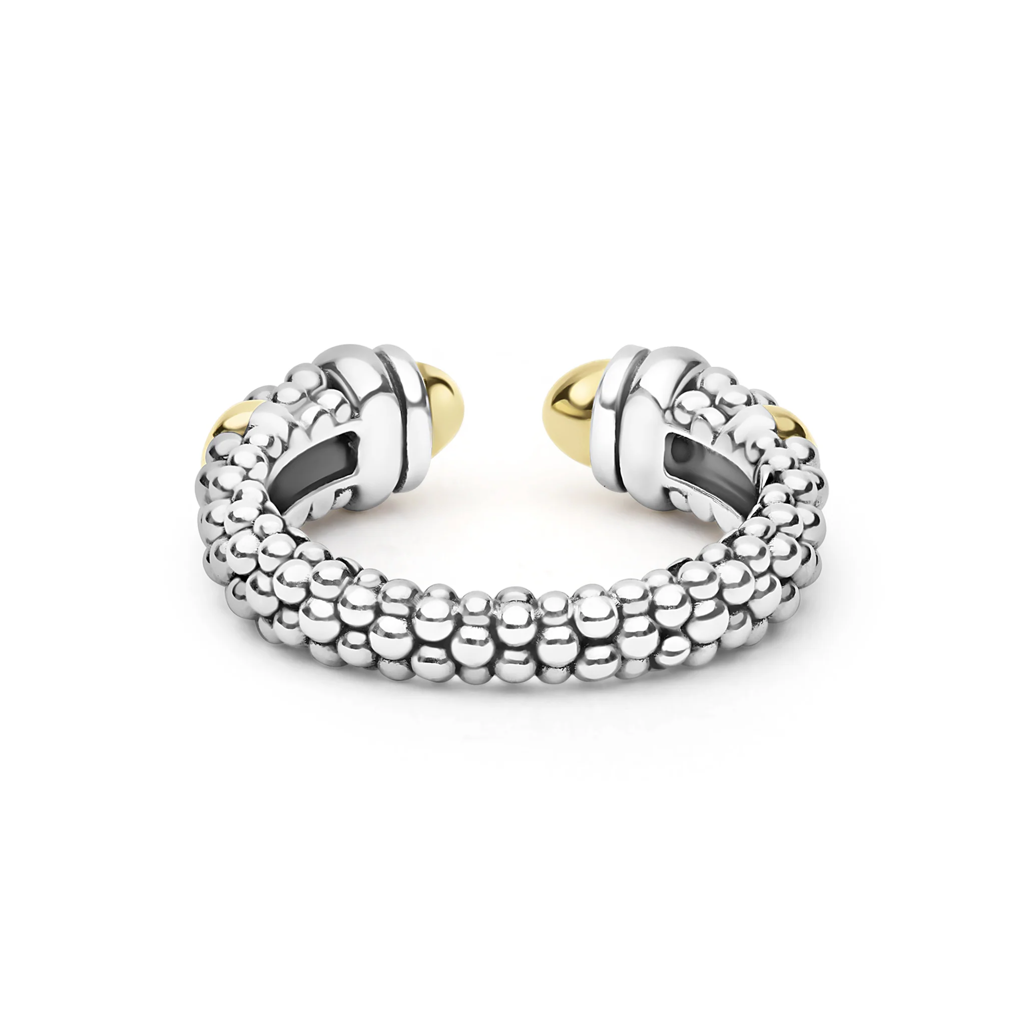 Signature Caviar Two-Tone Station Versa Stacking Ring - Image 3