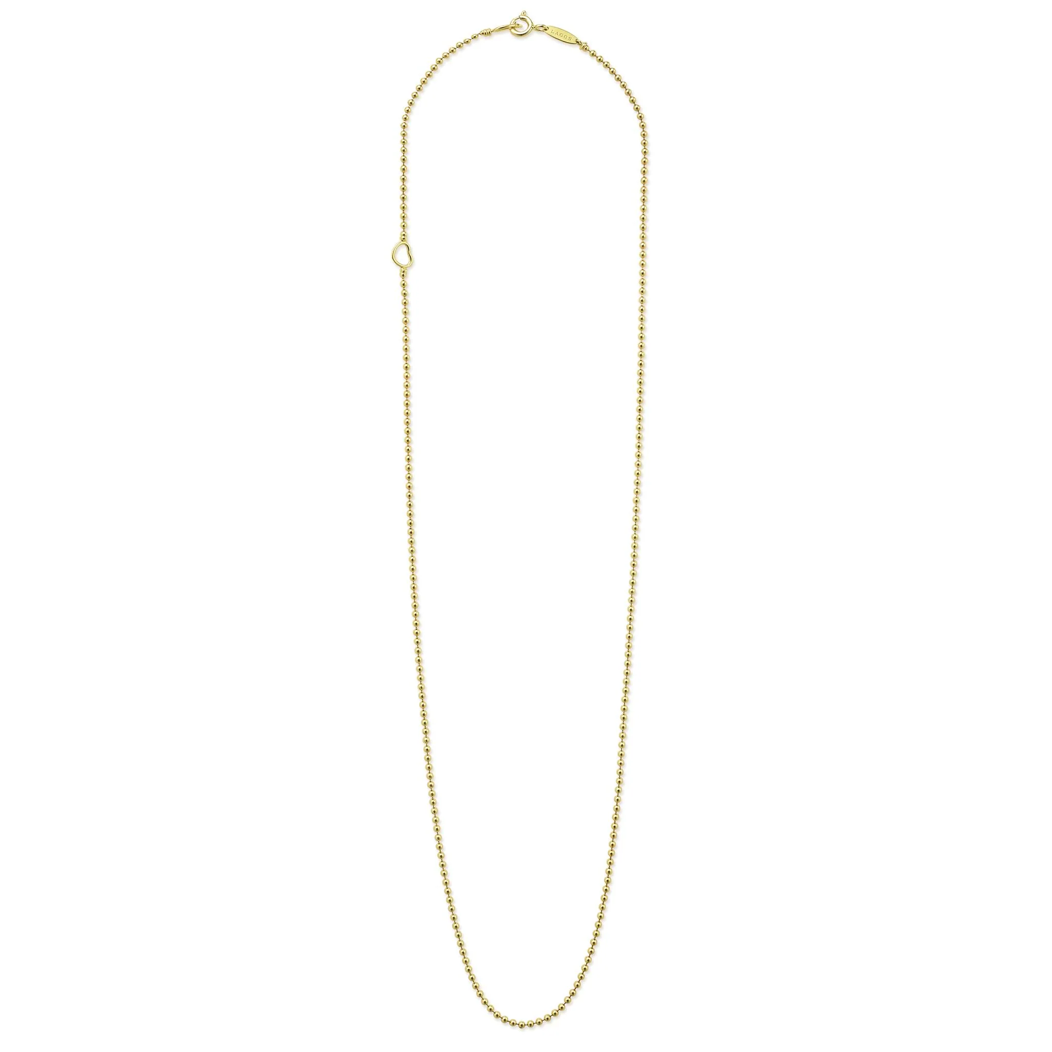 Caviar Gold Petite 18K Gold Beaded Necklace - Image 3