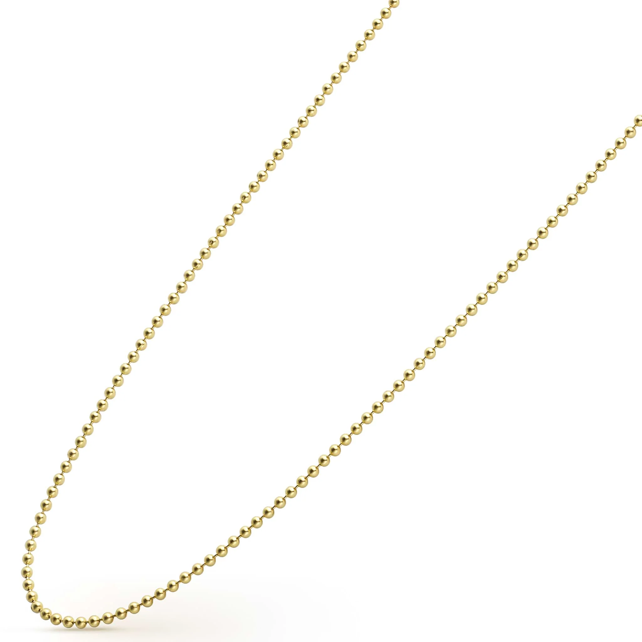 Caviar Gold Petite 18K Gold Beaded Necklace - Image 4