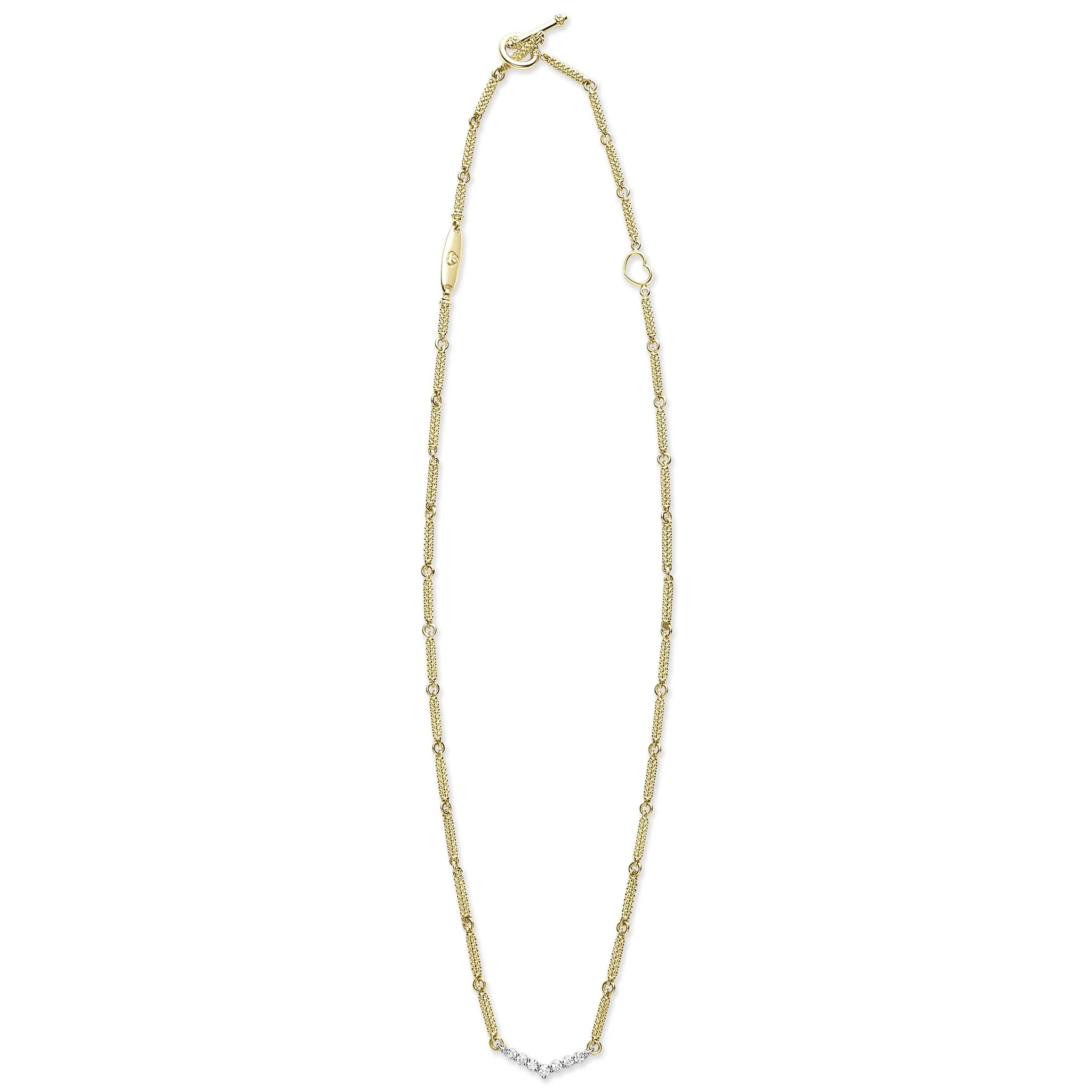 Signature Caviar Superfine Diamond Station Necklace - Image 3