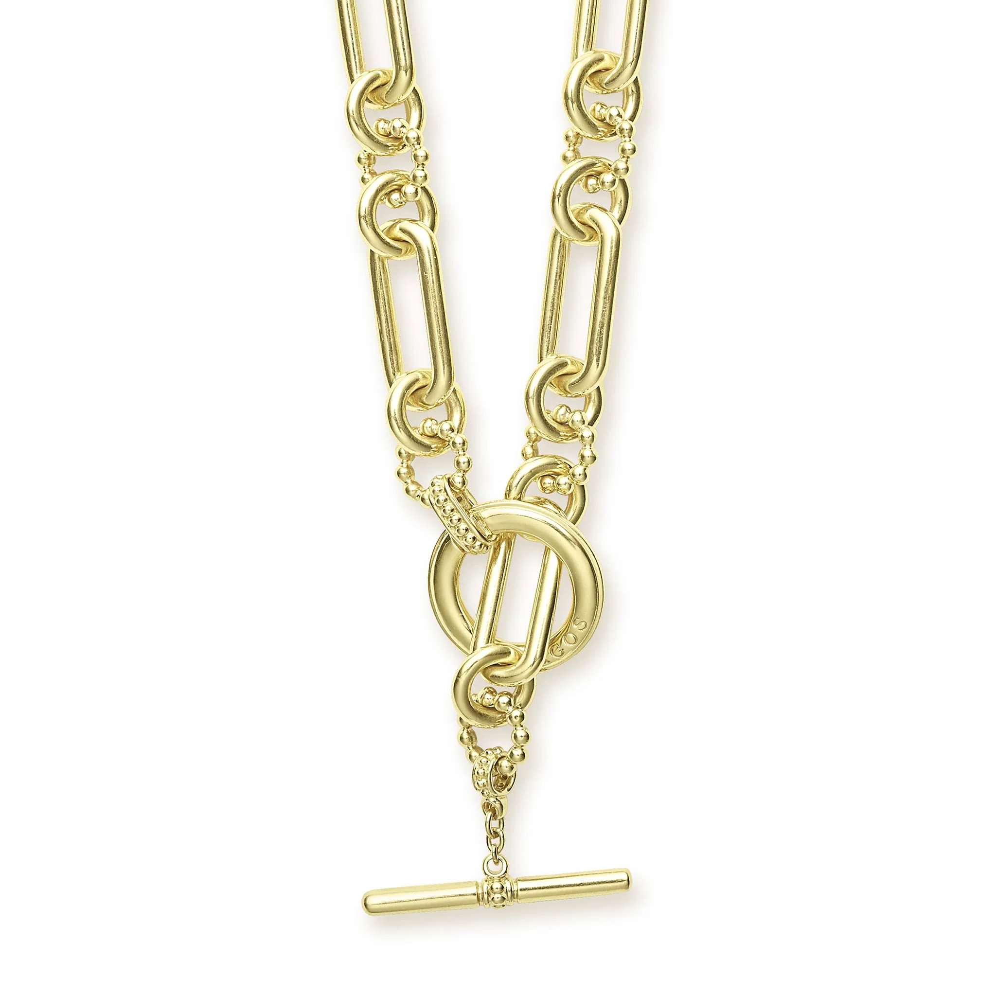 Signature Caviar 18K Gold Link Necklace - Image 5