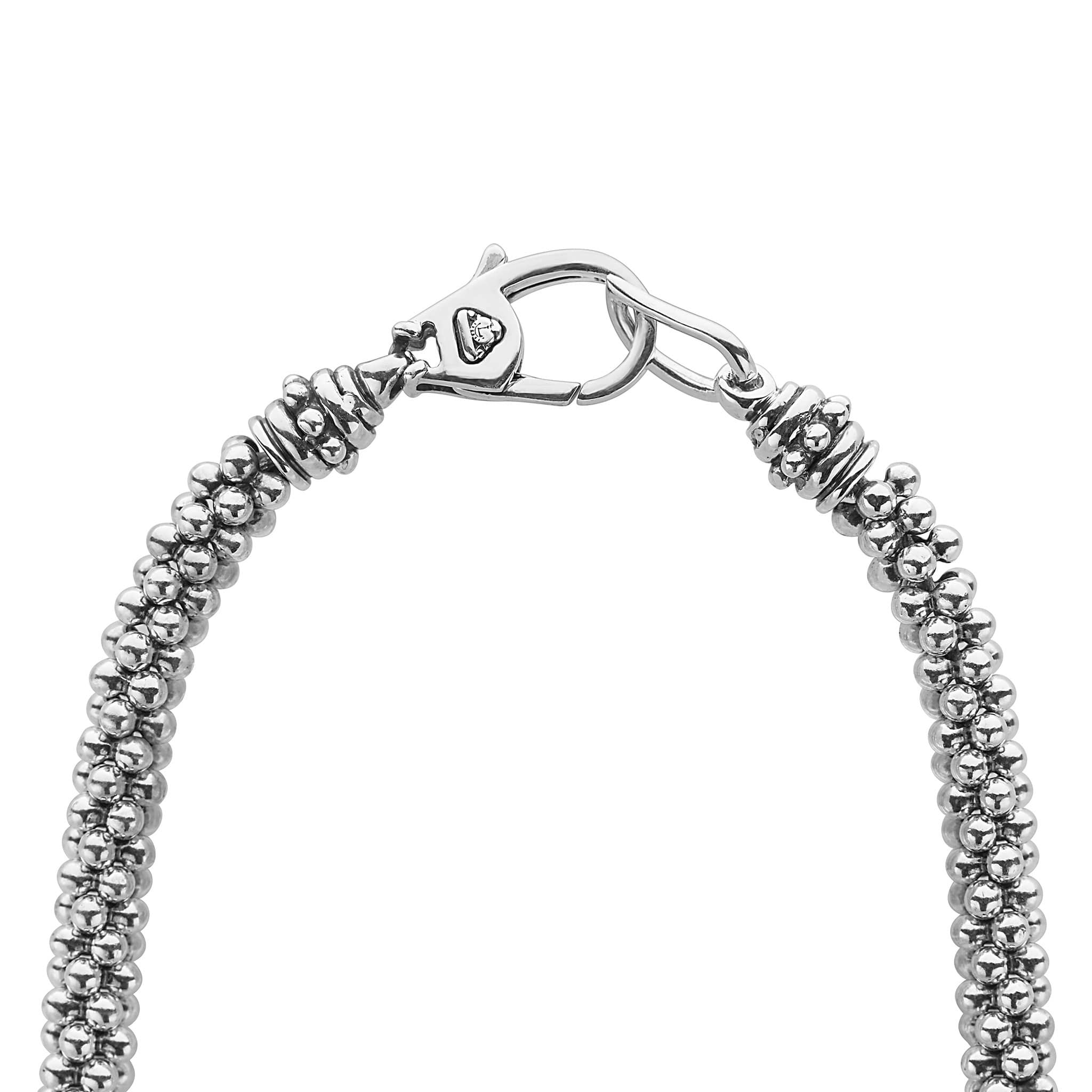 Signature Caviar Sterling Silver Caviar Beaded Necklace | 5mm - Image 4