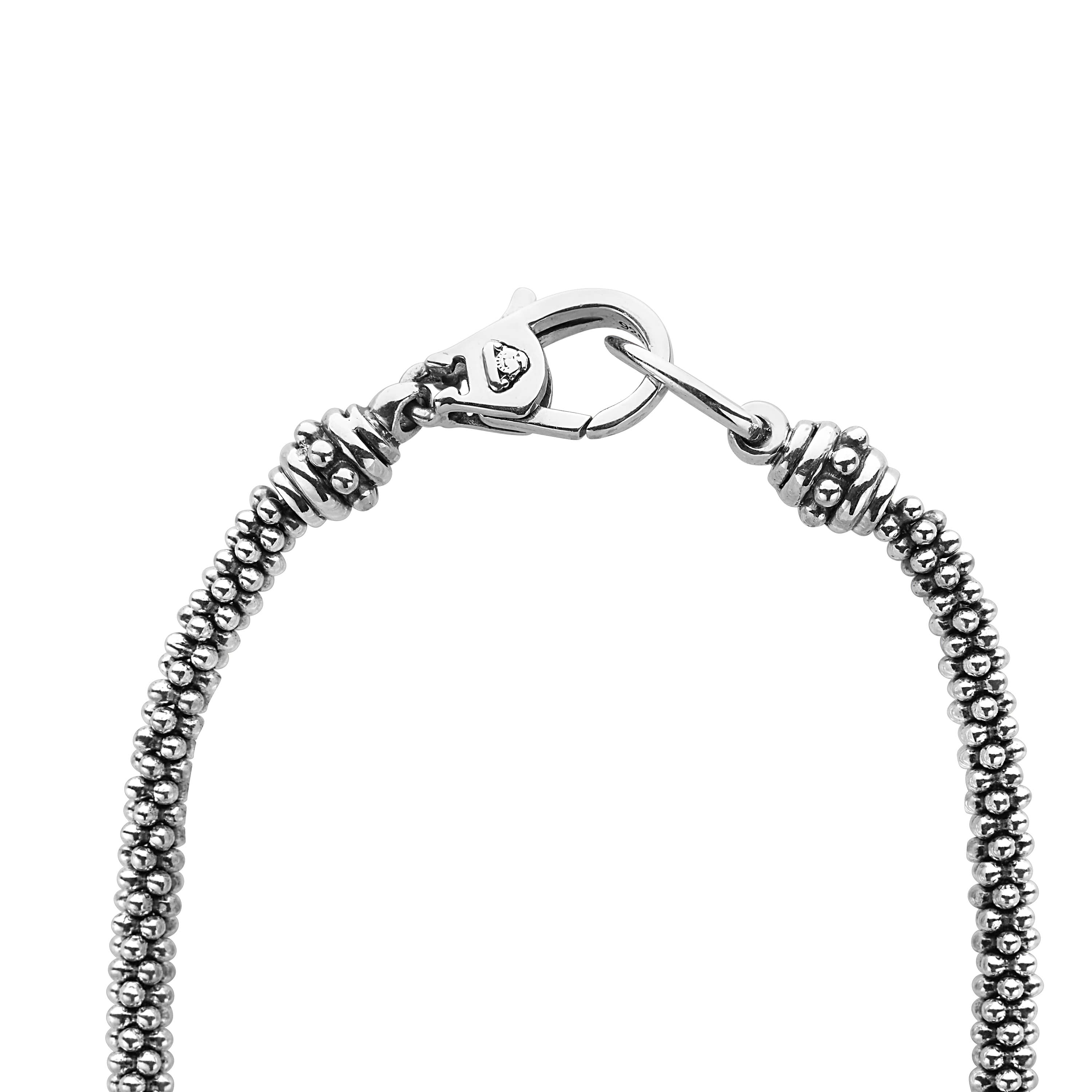 Signature Caviar Sterling Silver Caviar Beaded Necklace | 3mm - Image 5