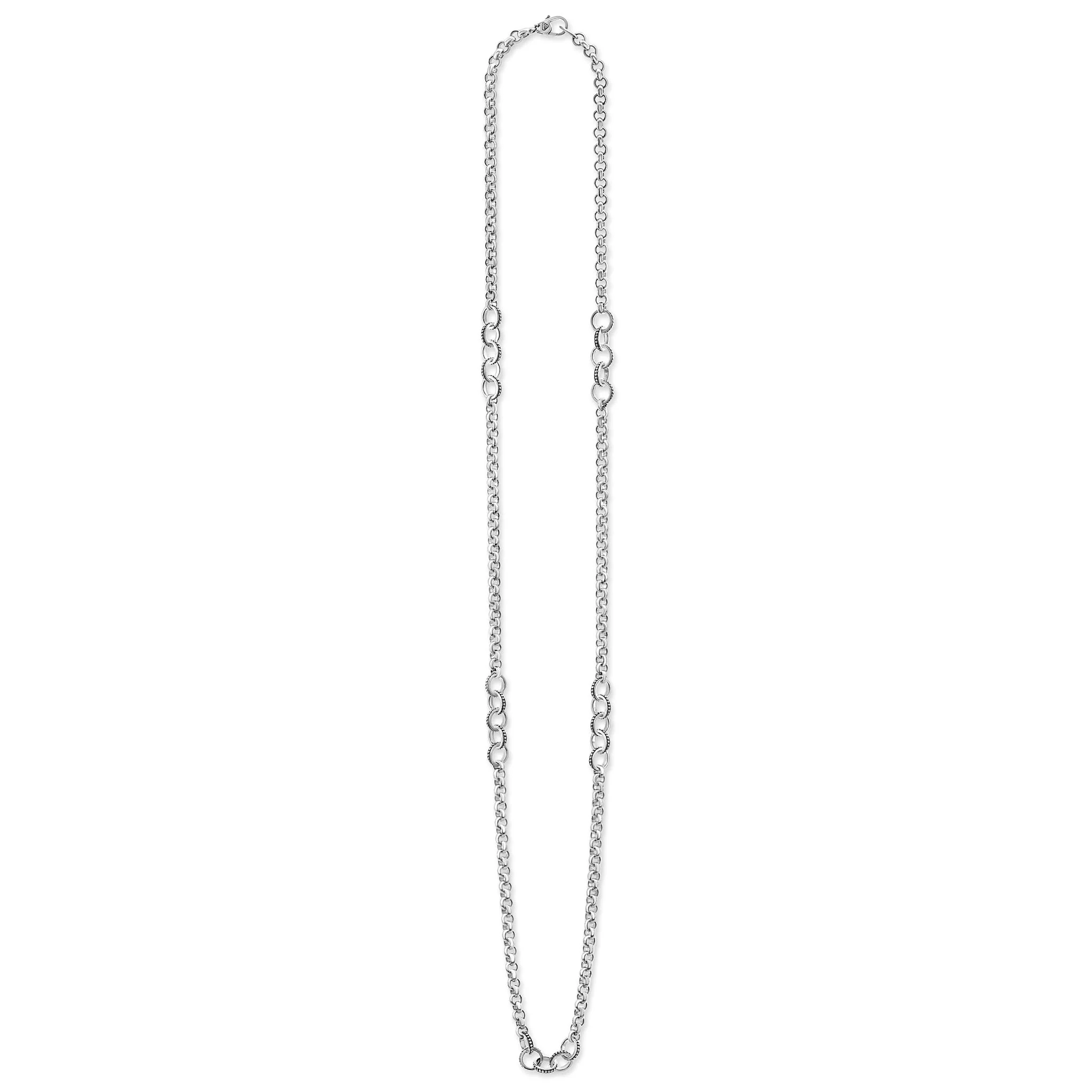 Signature Caviar Caviar Circle Link Necklace - Image 3