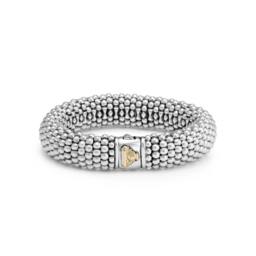 Signature Caviar Sterling Silver Caviar Bracelet | 15mm - Image 5