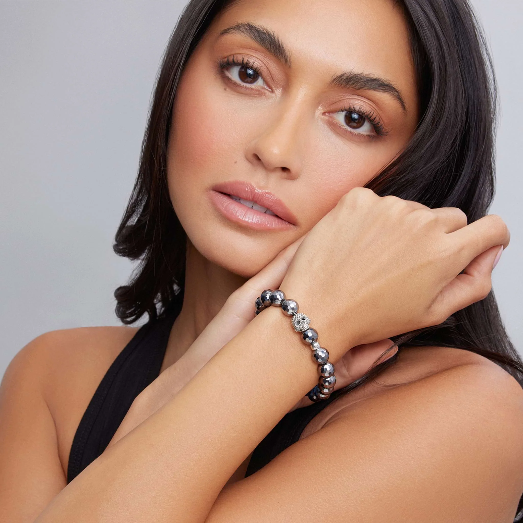 Signature Caviar Terahertz Skull Bead Bracelet - Image 2