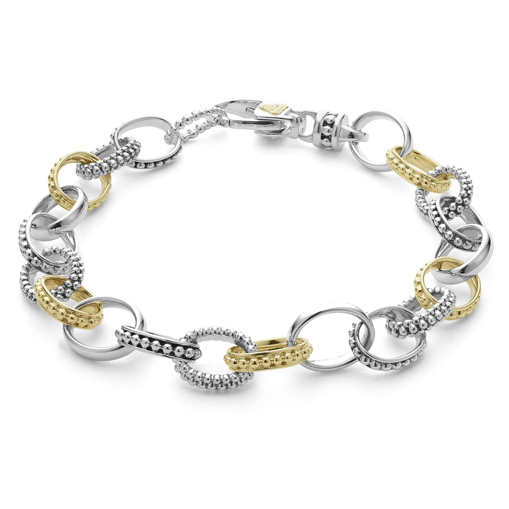 Signature Caviar Two-Tone Caviar Link Bracelet - Image 3