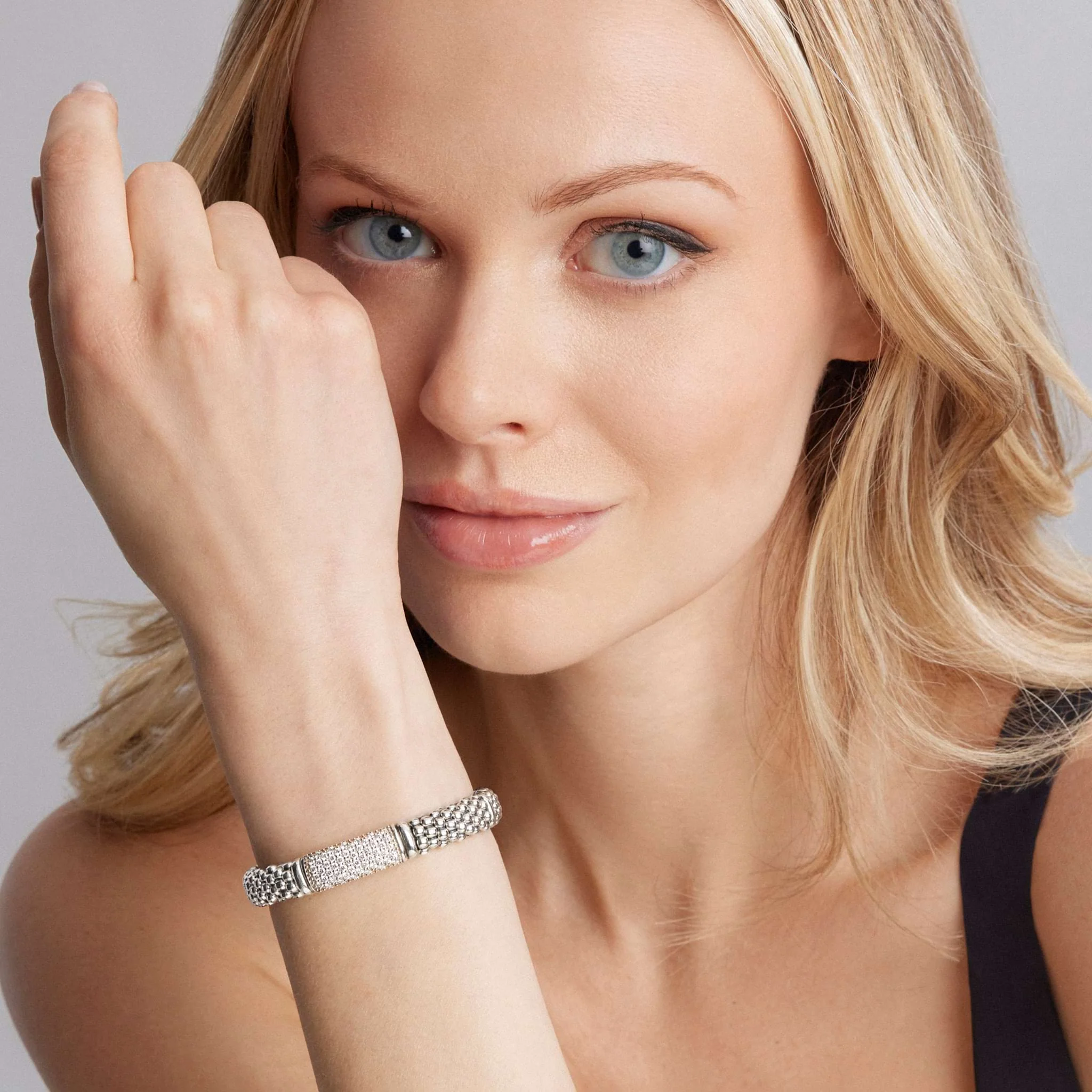 Signature Caviar Caviar Diamond Bracelet | 9mm - Image 2