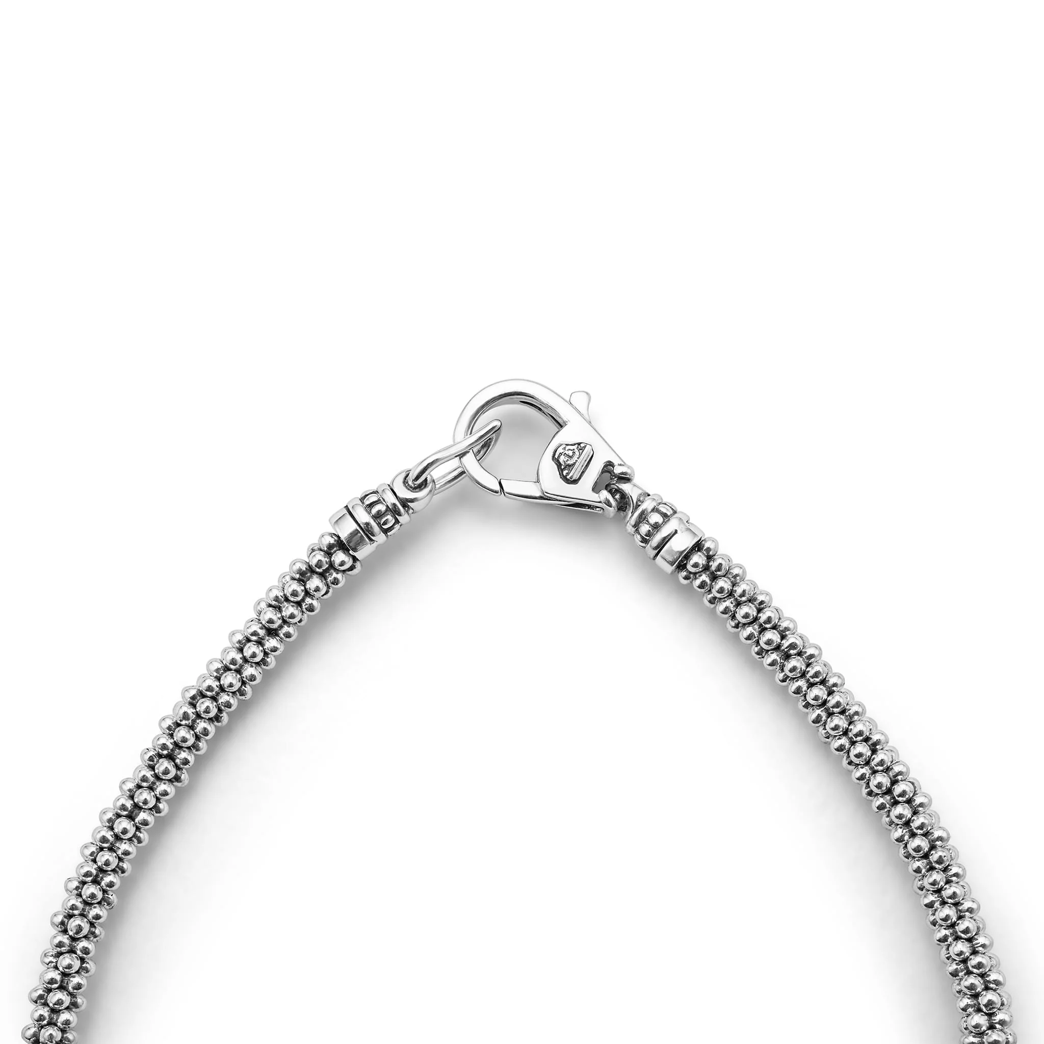 Signature Caviar Two-Tone Station Bracelet | 3mm - Image 4