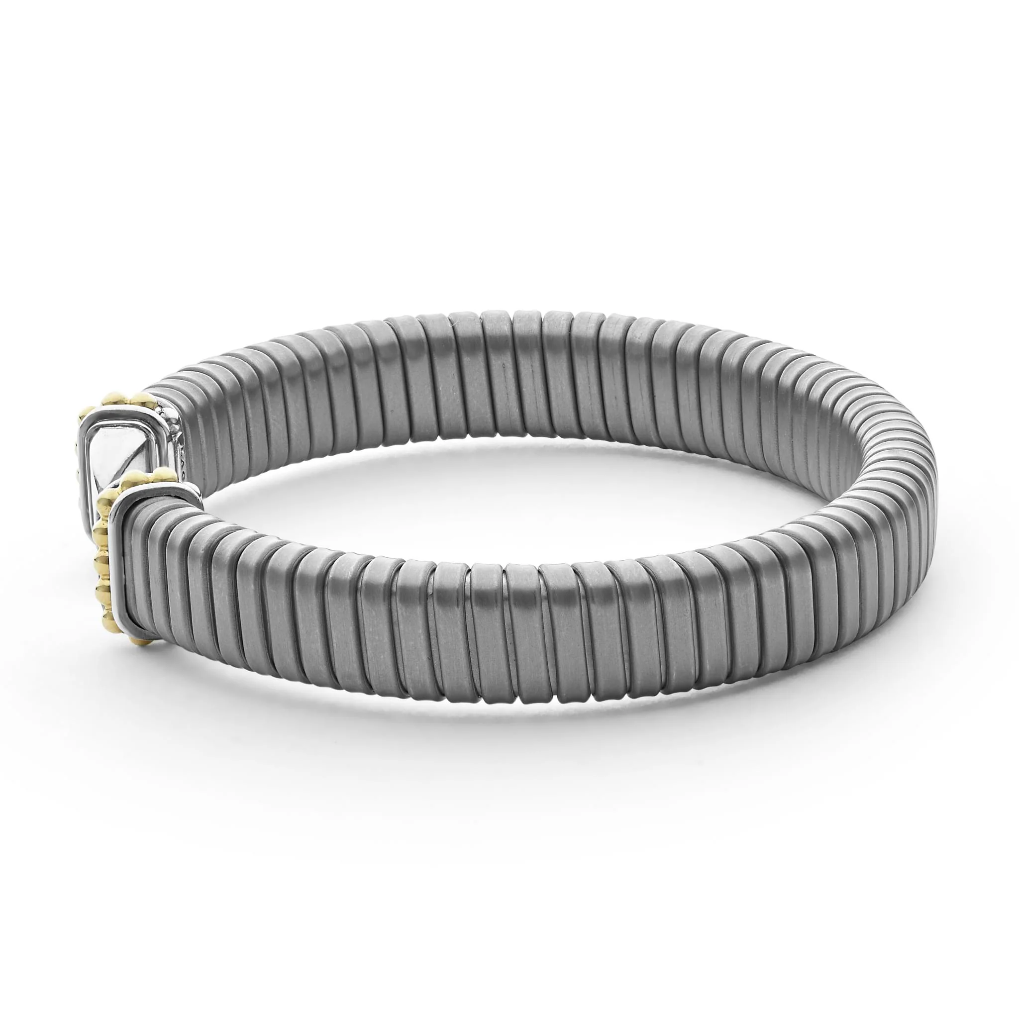 Signature Caviar Titanium Cuff Bracelet | 9mm - Image 3