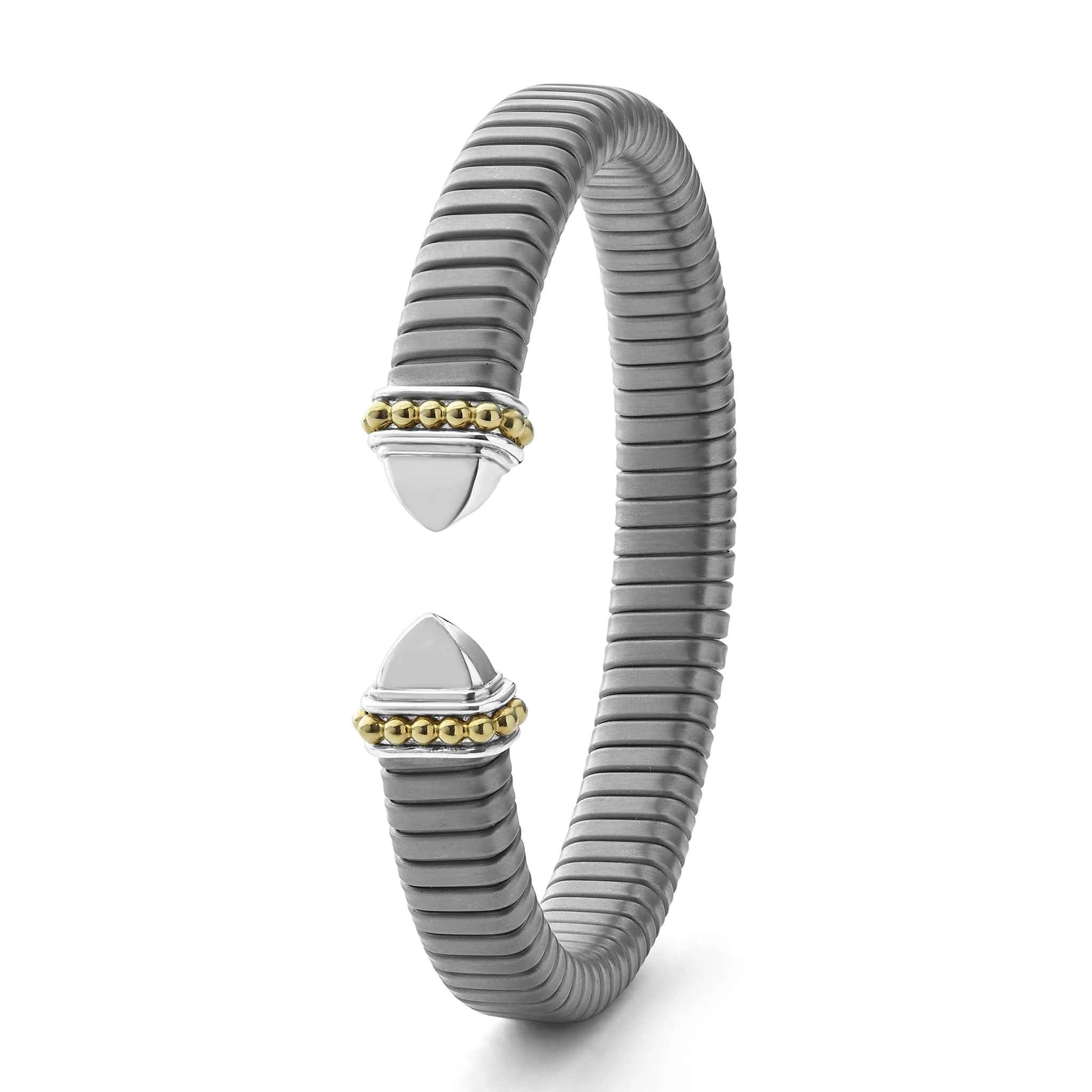 Signature Caviar Titanium Cuff Bracelet | 9mm - Image 5