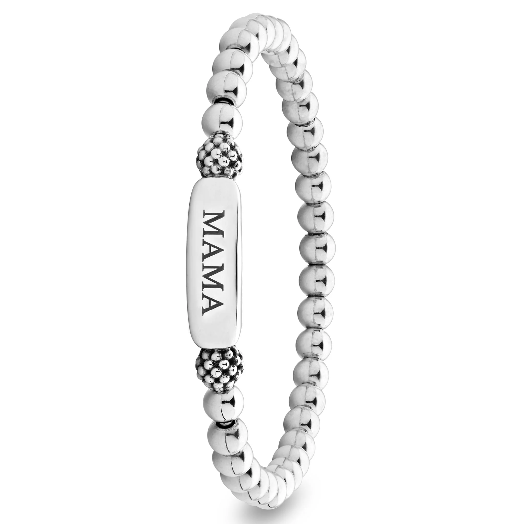 Signature Caviar Mama Stretch Bead Bracelet - Image 4