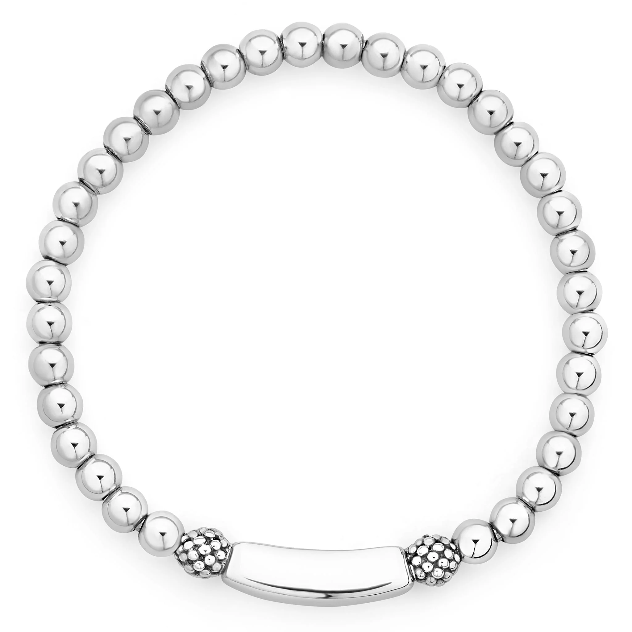 Signature Caviar Nana Stretch Bead Bracelet - Image 3