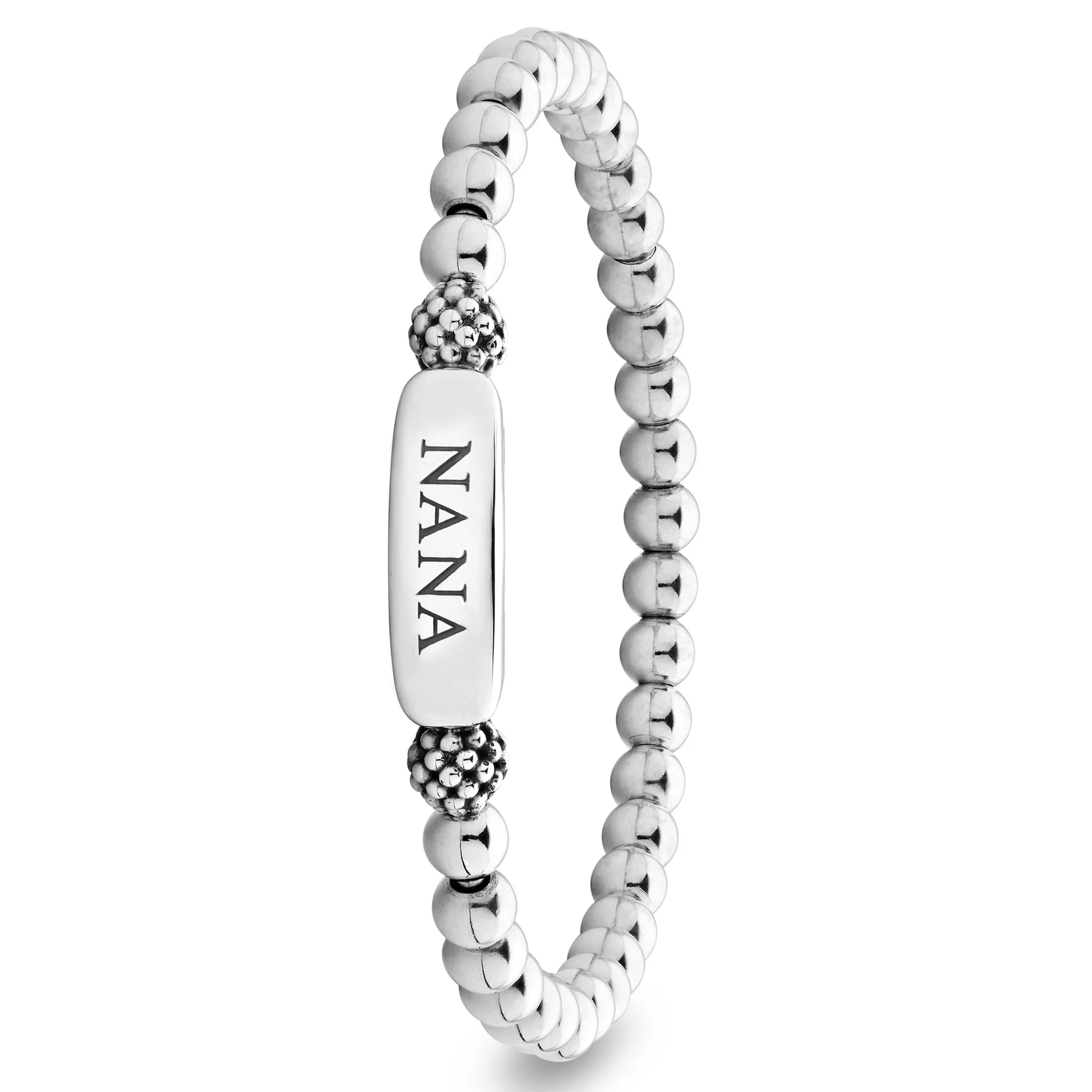 Signature Caviar Nana Stretch Bead Bracelet - Image 4