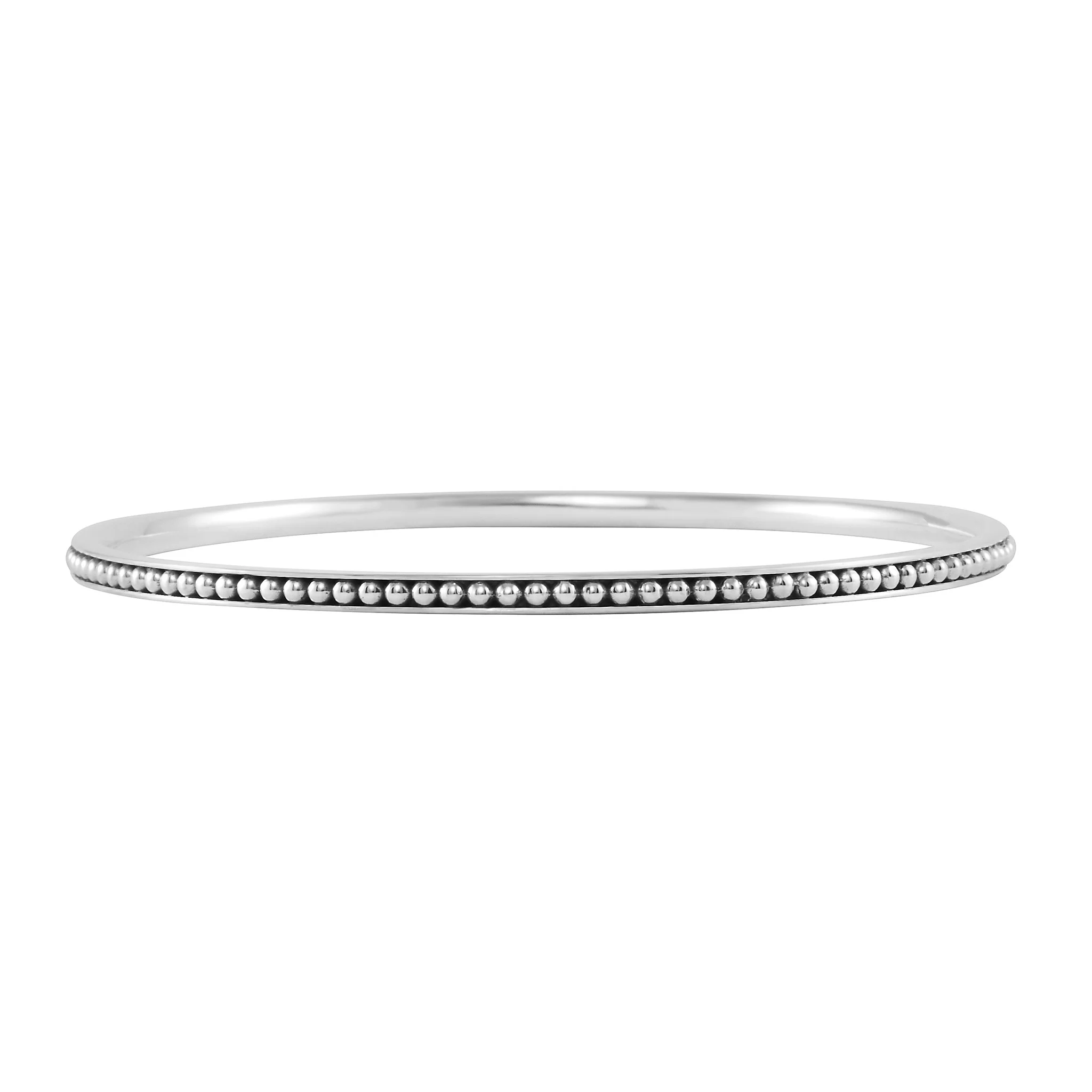 Signature Caviar Sterling Silver Bangle Gift Set - Image 4