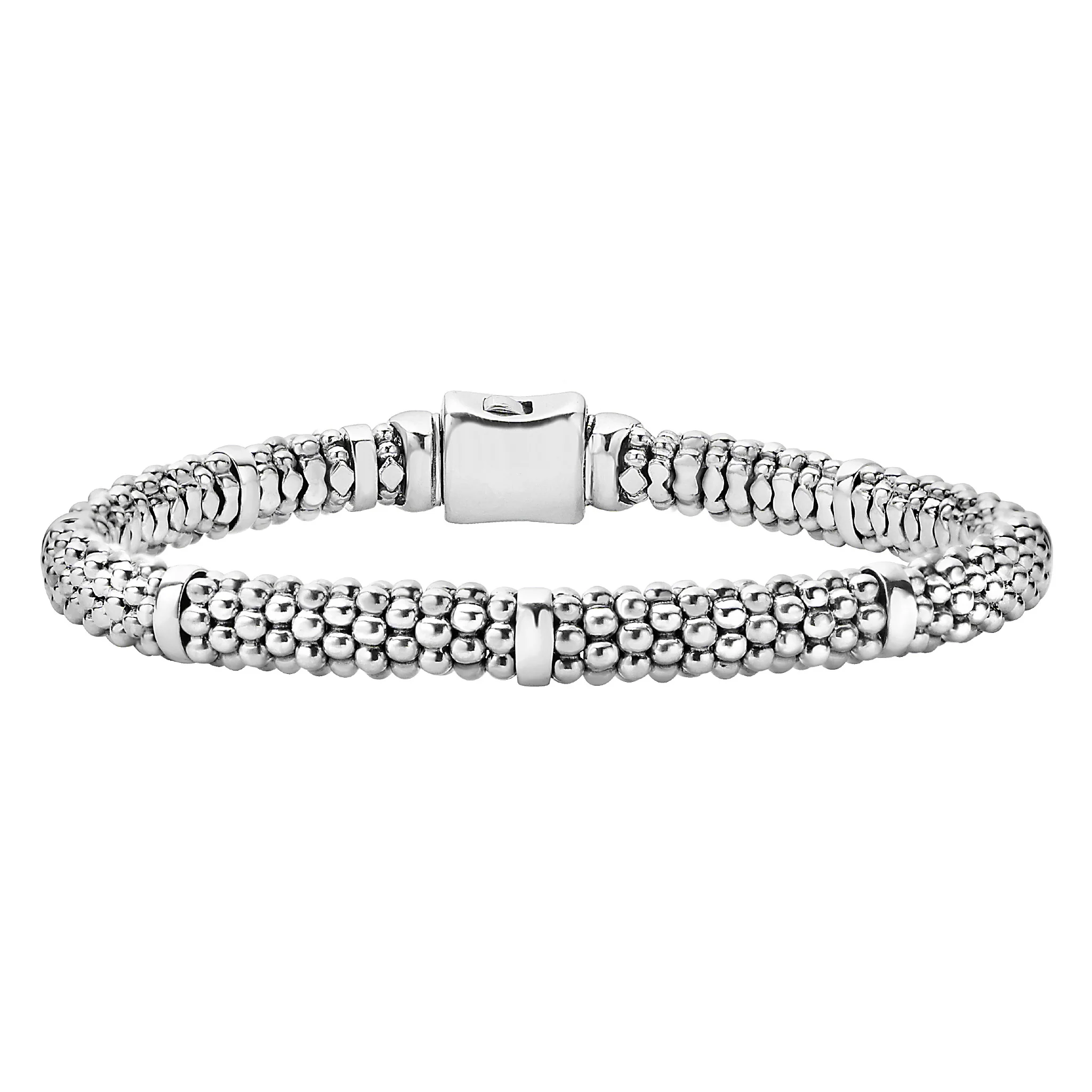 Signature Caviar Sterling Silver Mom Bracelet Gift Set - Image 3