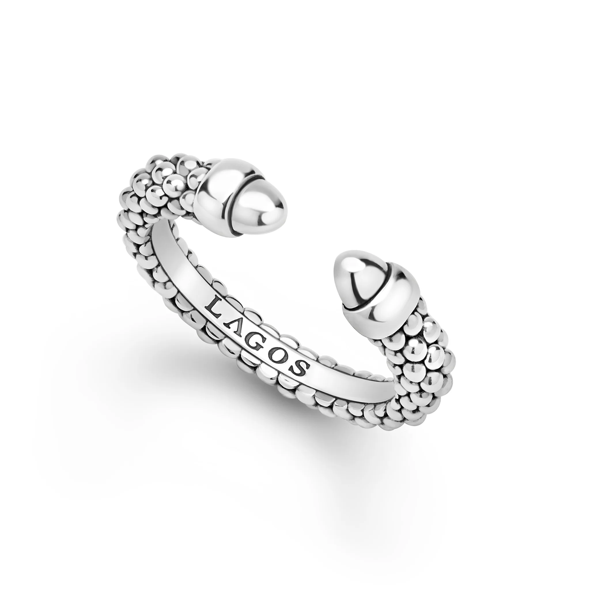 Signature Caviar Sterling Silver Mini Versa Ring & Bracelet Gift Set - Image 3