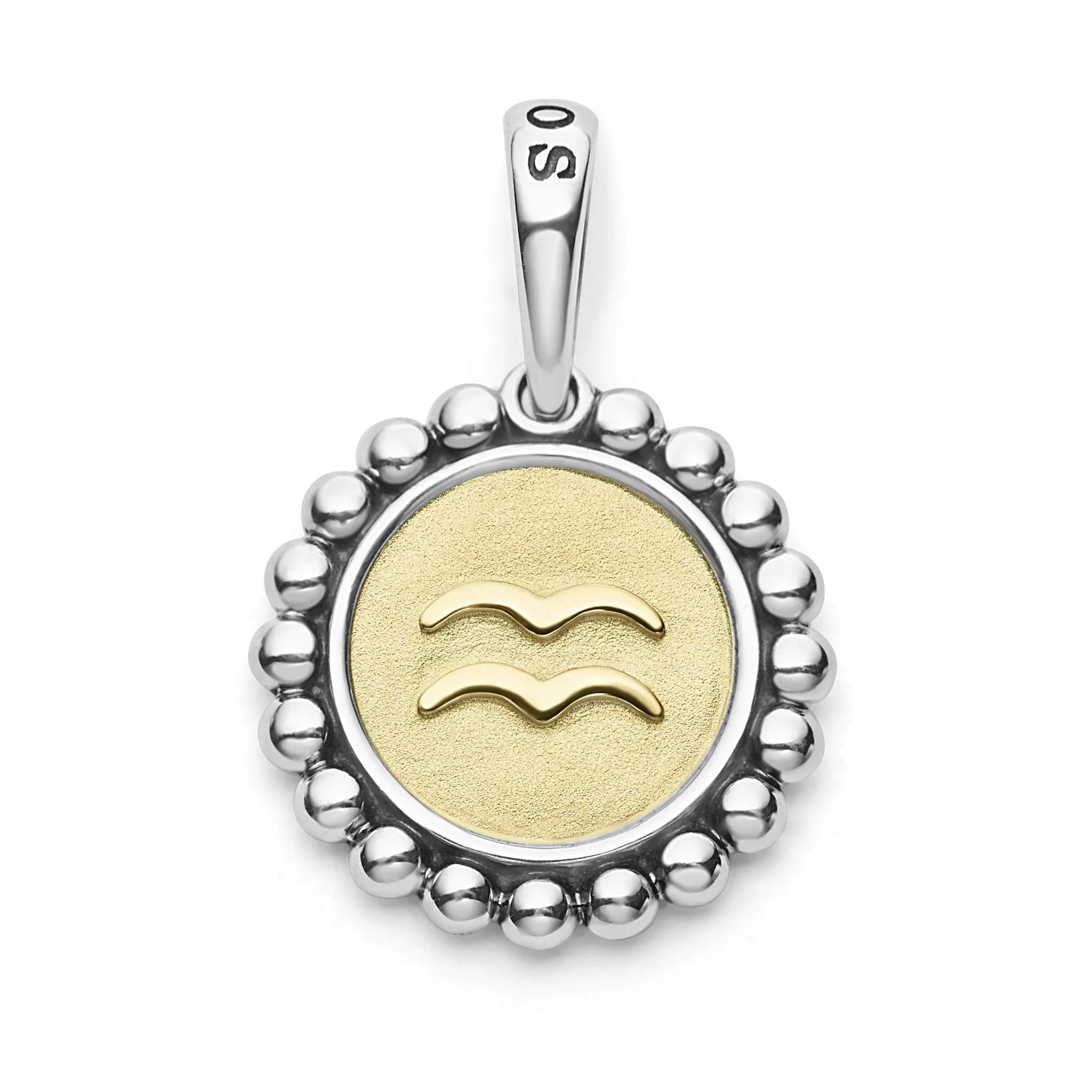 Signature Caviar Aquarius Zodiac Charm