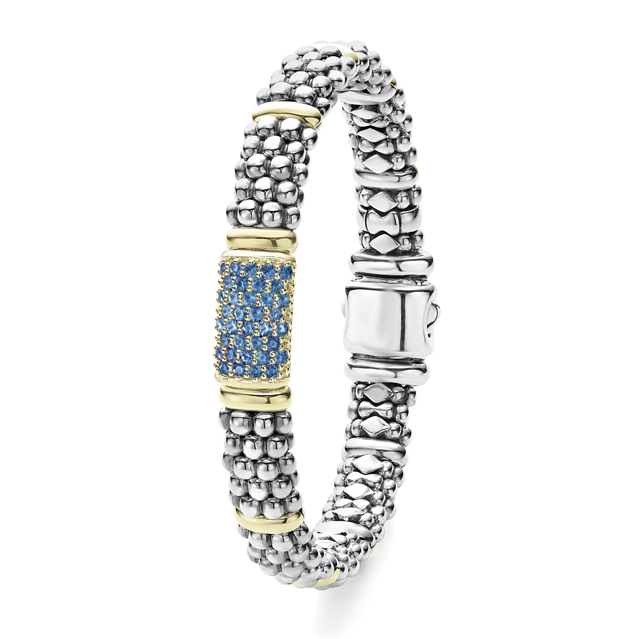 Signature Caviar Blue Sapphire Caviar Bracelet | 9mm - Image 3