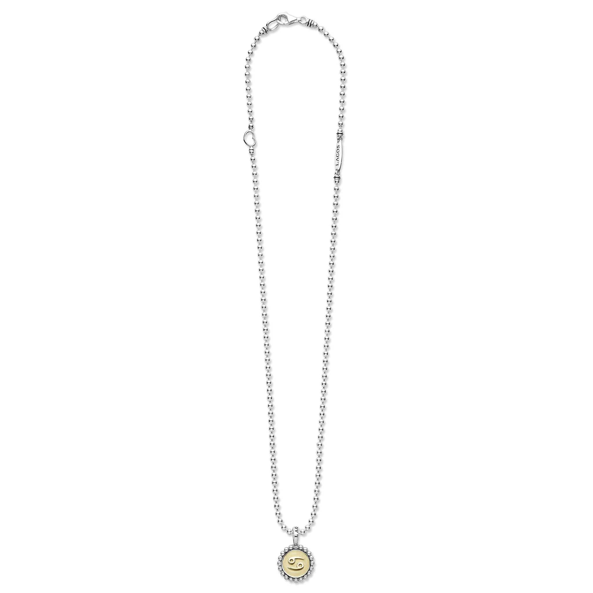 Signature Caviar Cancer Zodiac Charm Necklace - Image 3