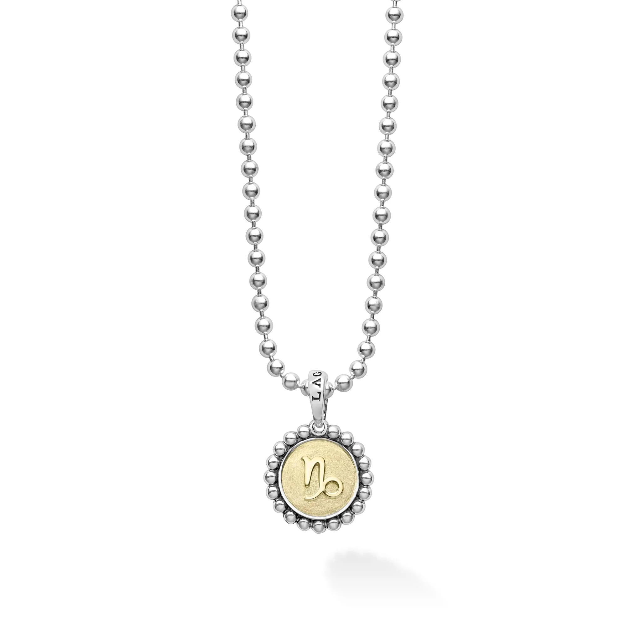 Signature Caviar Capricorn Zodiac Charm Necklace
