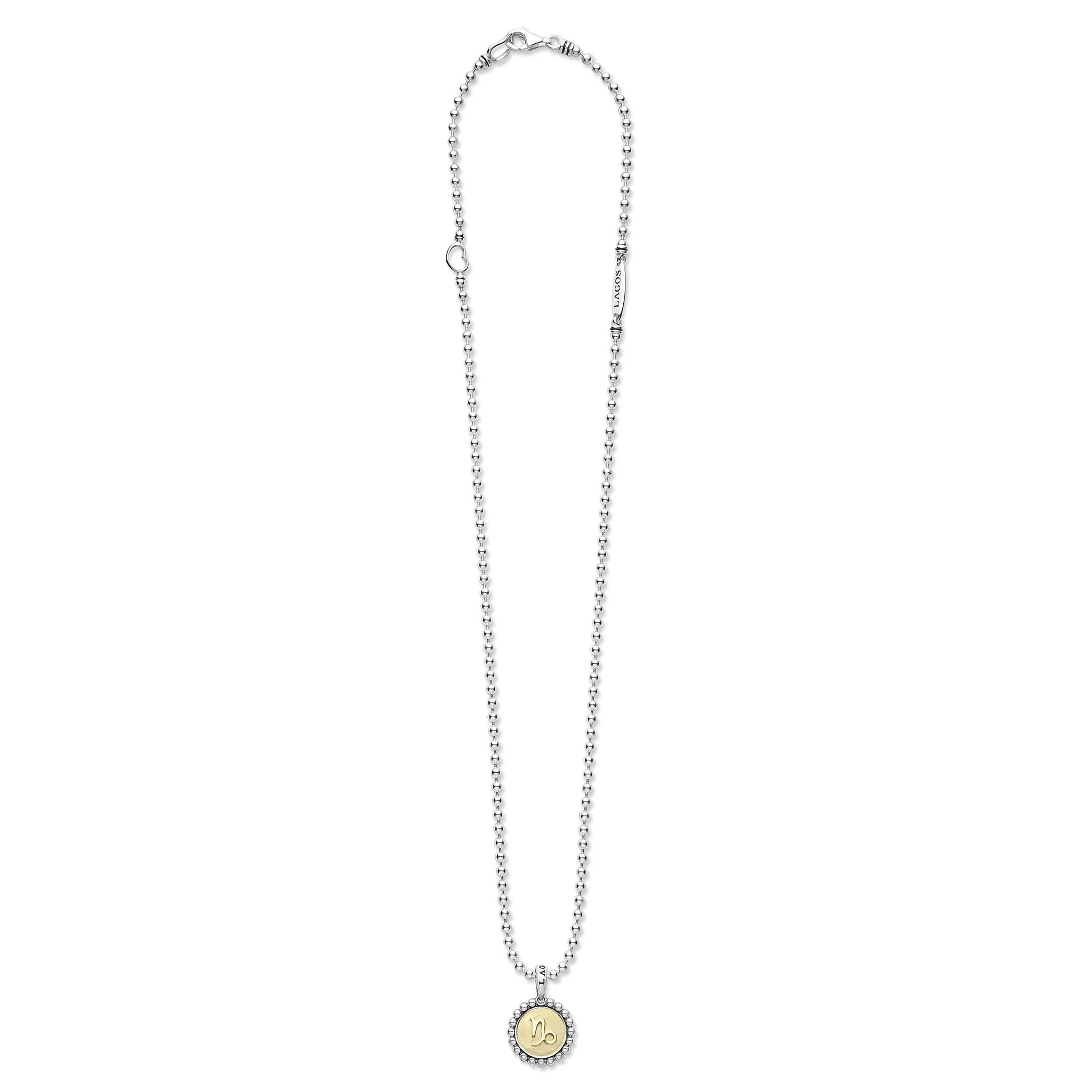 Signature Caviar Capricorn Zodiac Charm Necklace - Image 3