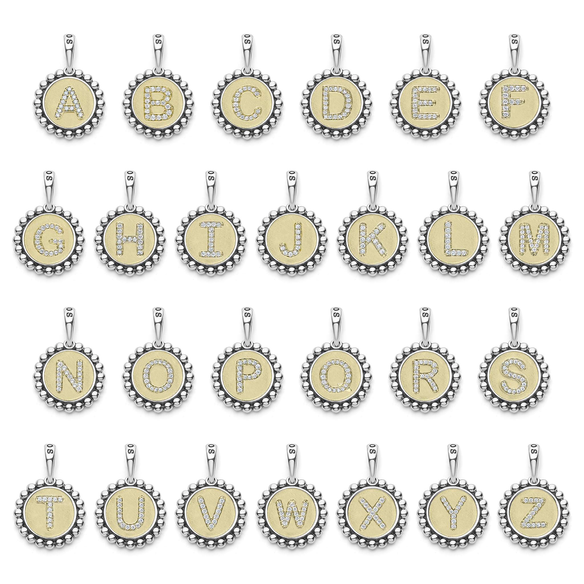 Signature Caviar Diamond D Initial Charm - Image 4