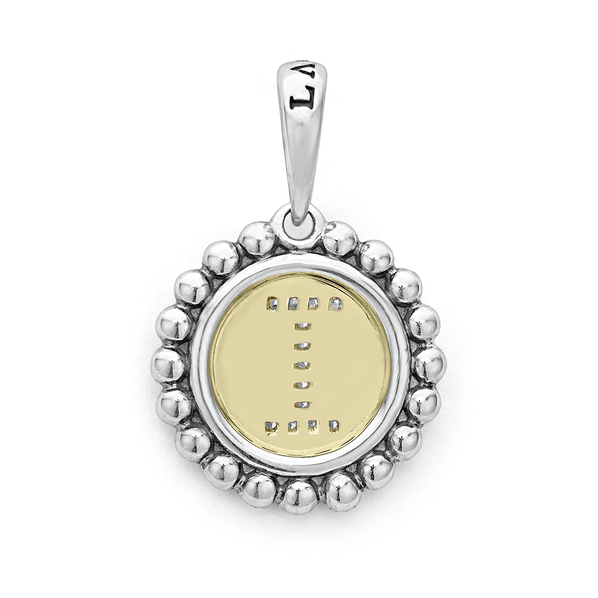 Signature Caviar Diamond I Initial Charm - Image 3