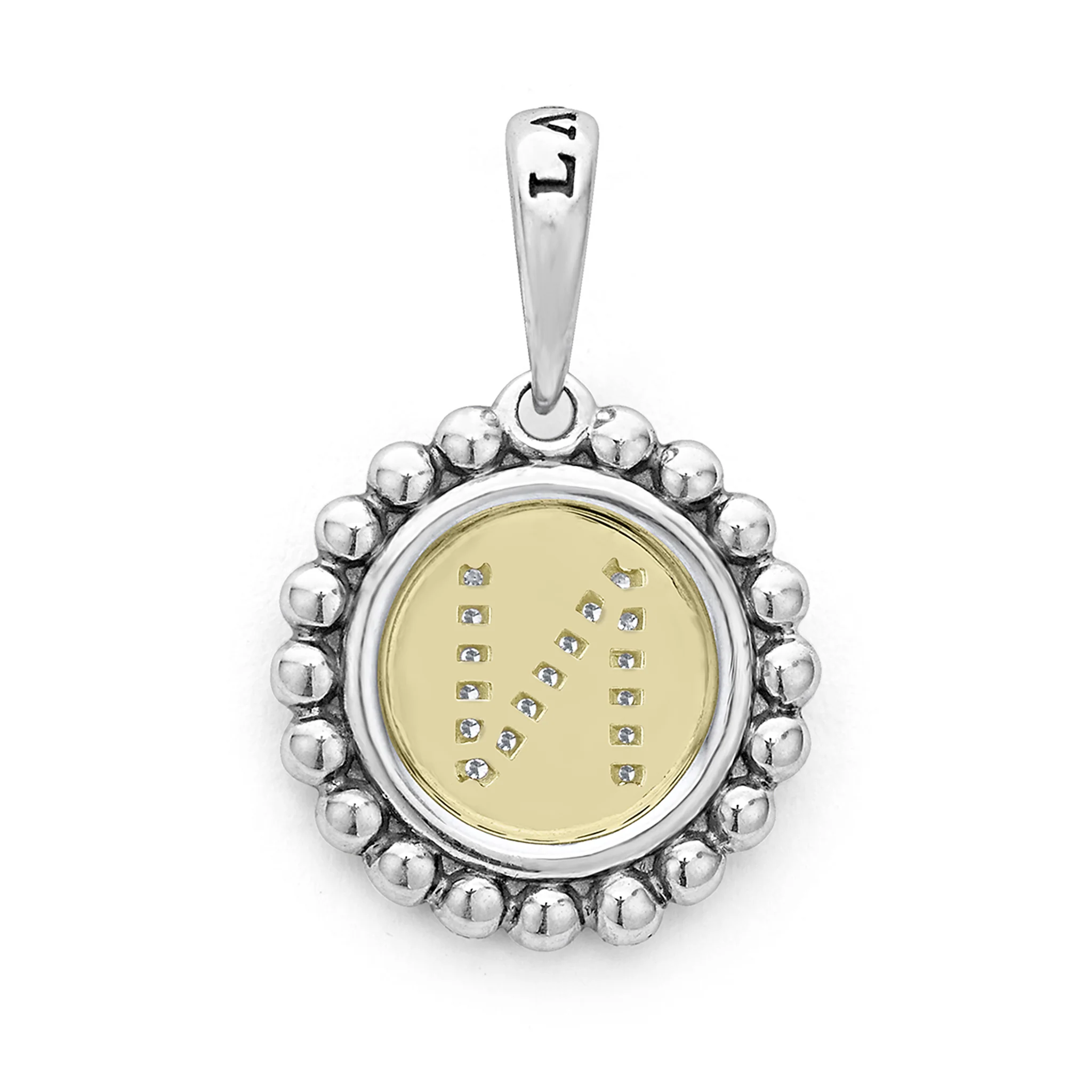 Signature Caviar Diamond N Initial Charm - Image 3