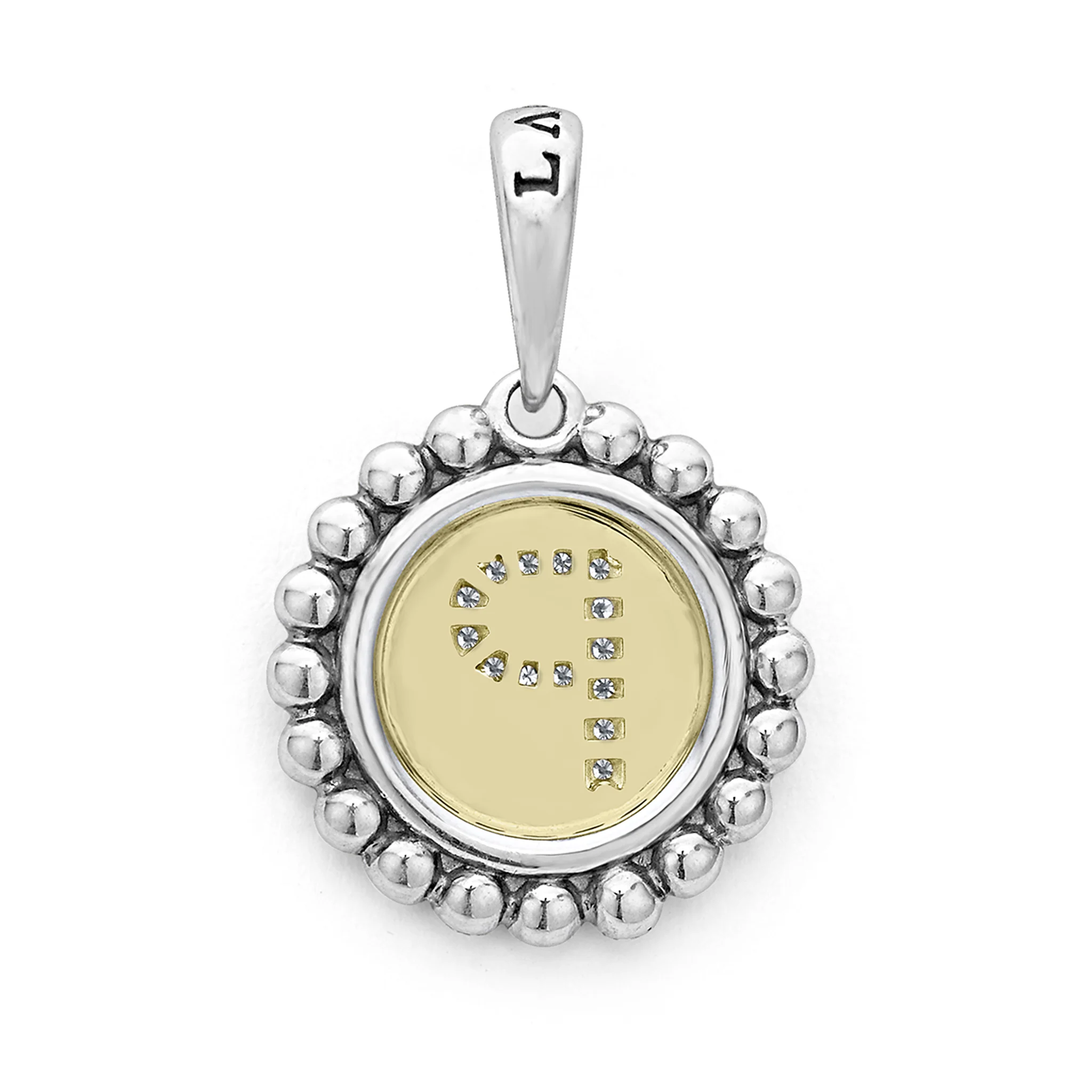 Signature Caviar Diamond P Initial Charm - Image 3