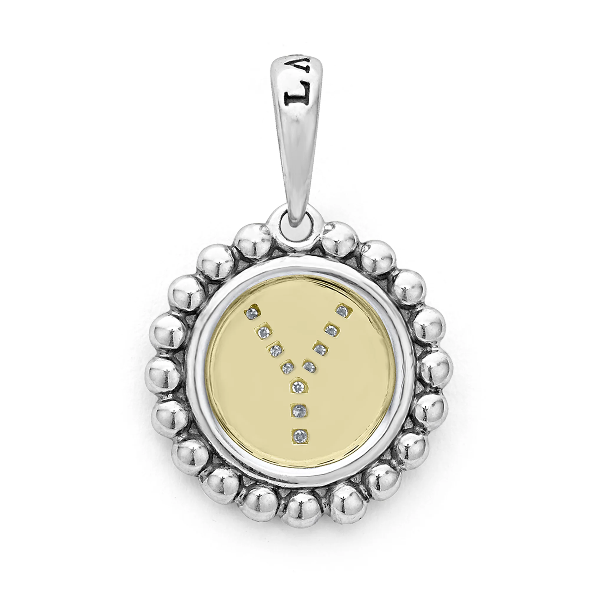 Signature Caviar Diamond Y Initial Charm - Image 3