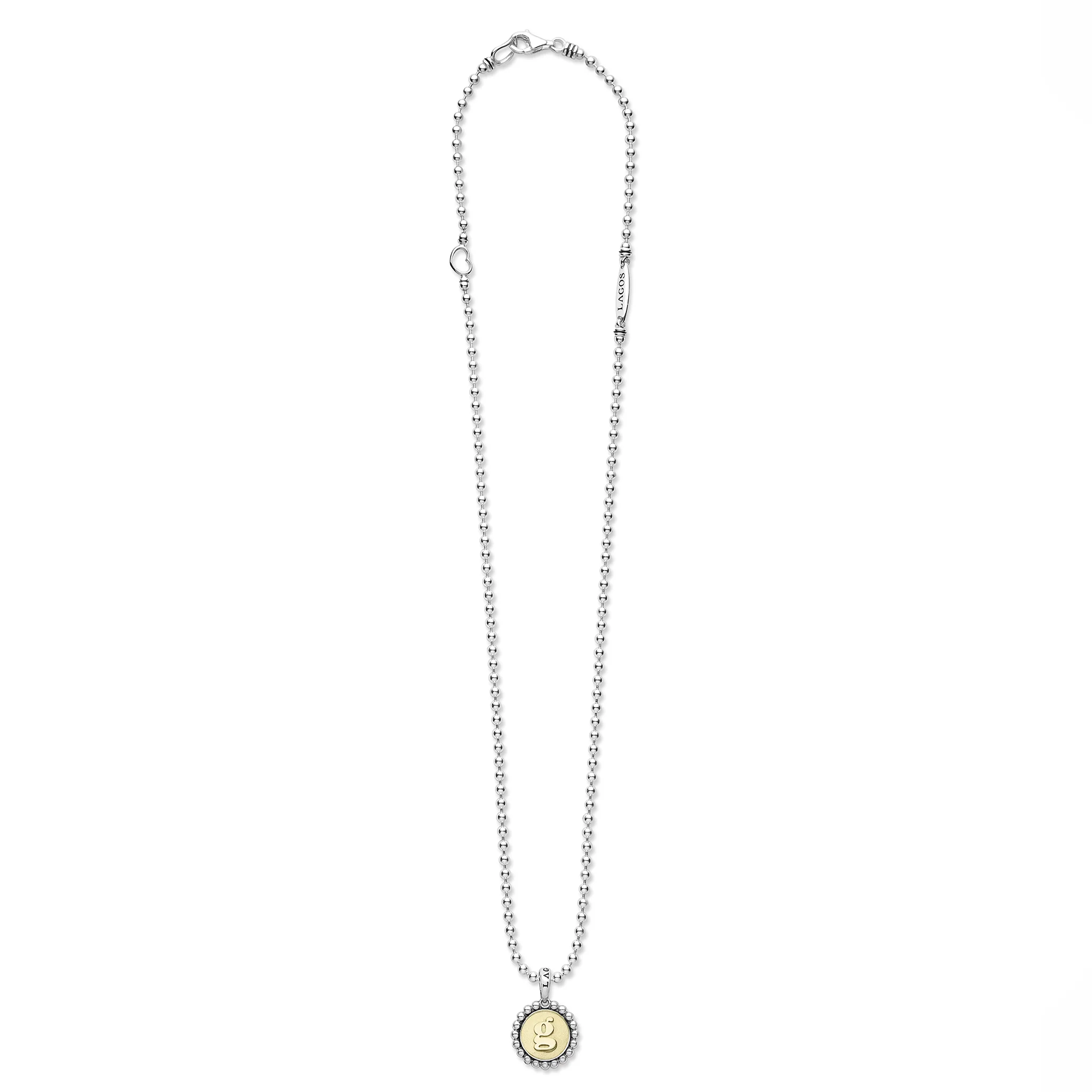 Signature Caviar G Initial Charm Necklace - Image 3