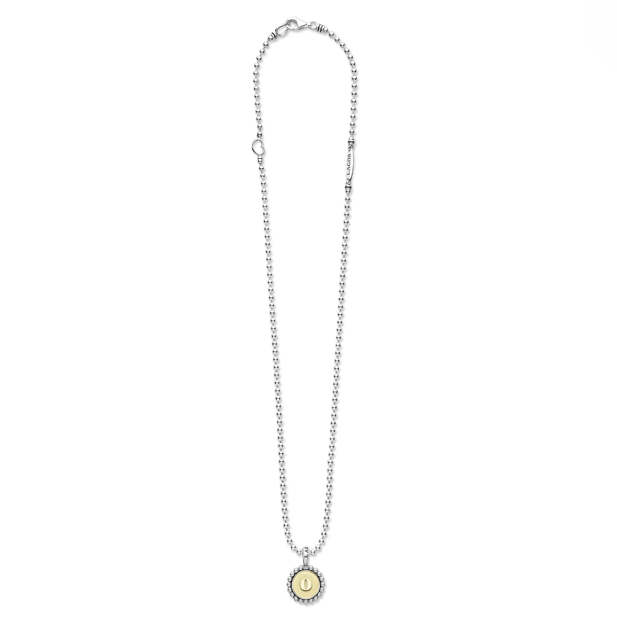 Signature Caviar O Initial Charm Necklace - Image 3