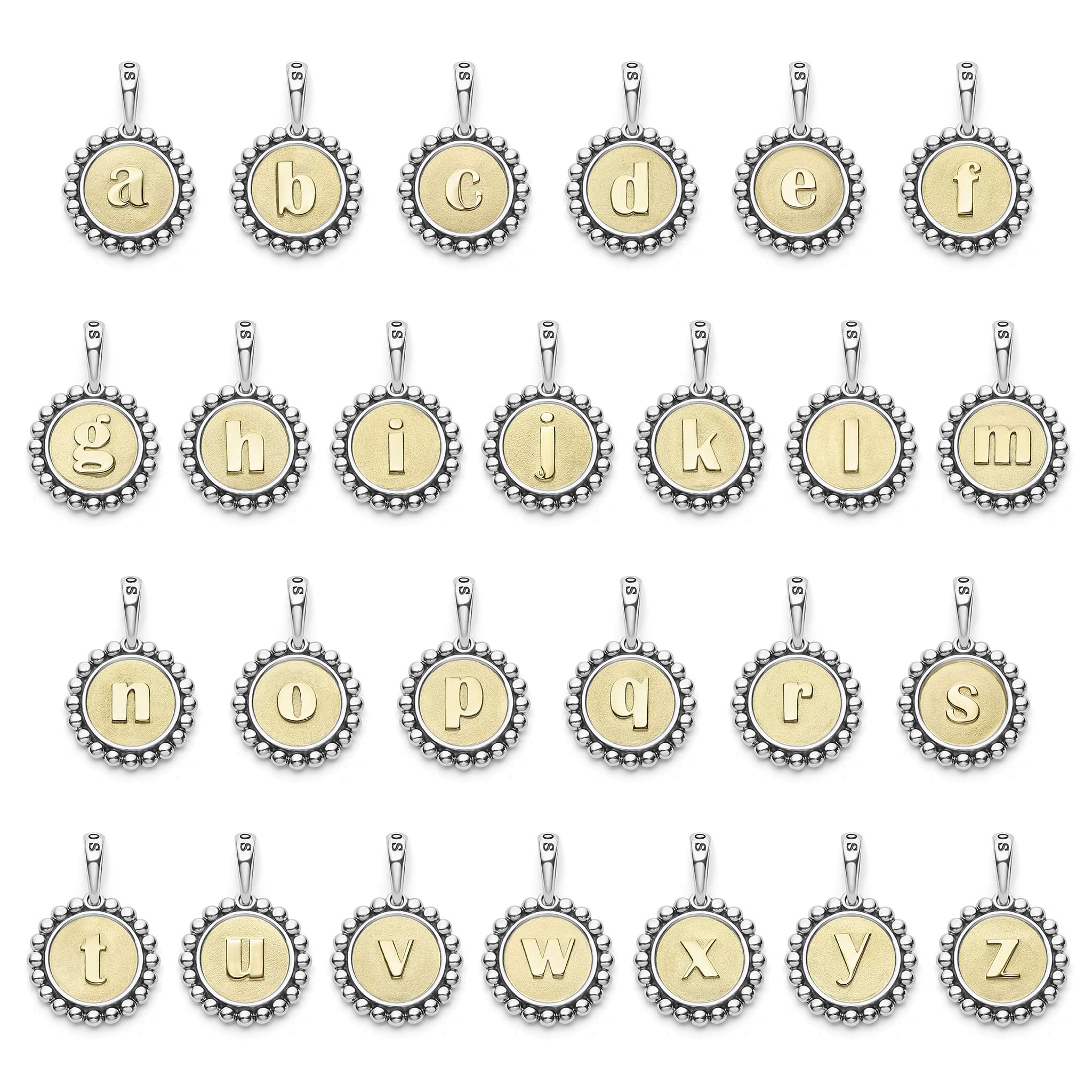 Signature Caviar T Initial Charm - Image 4