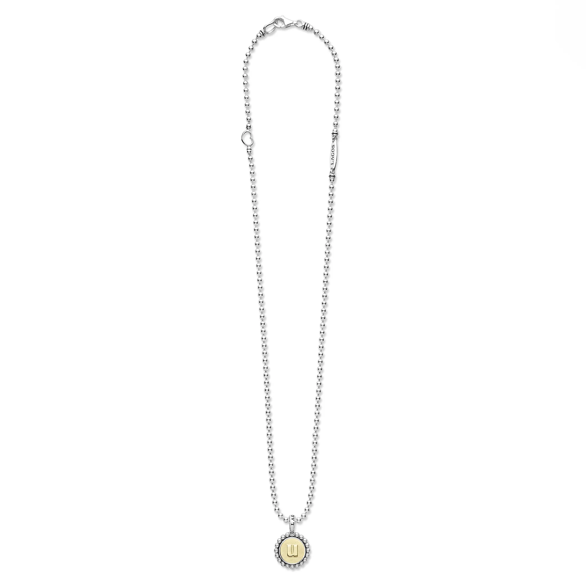 Signature Caviar U Initial Charm Necklace - Image 3