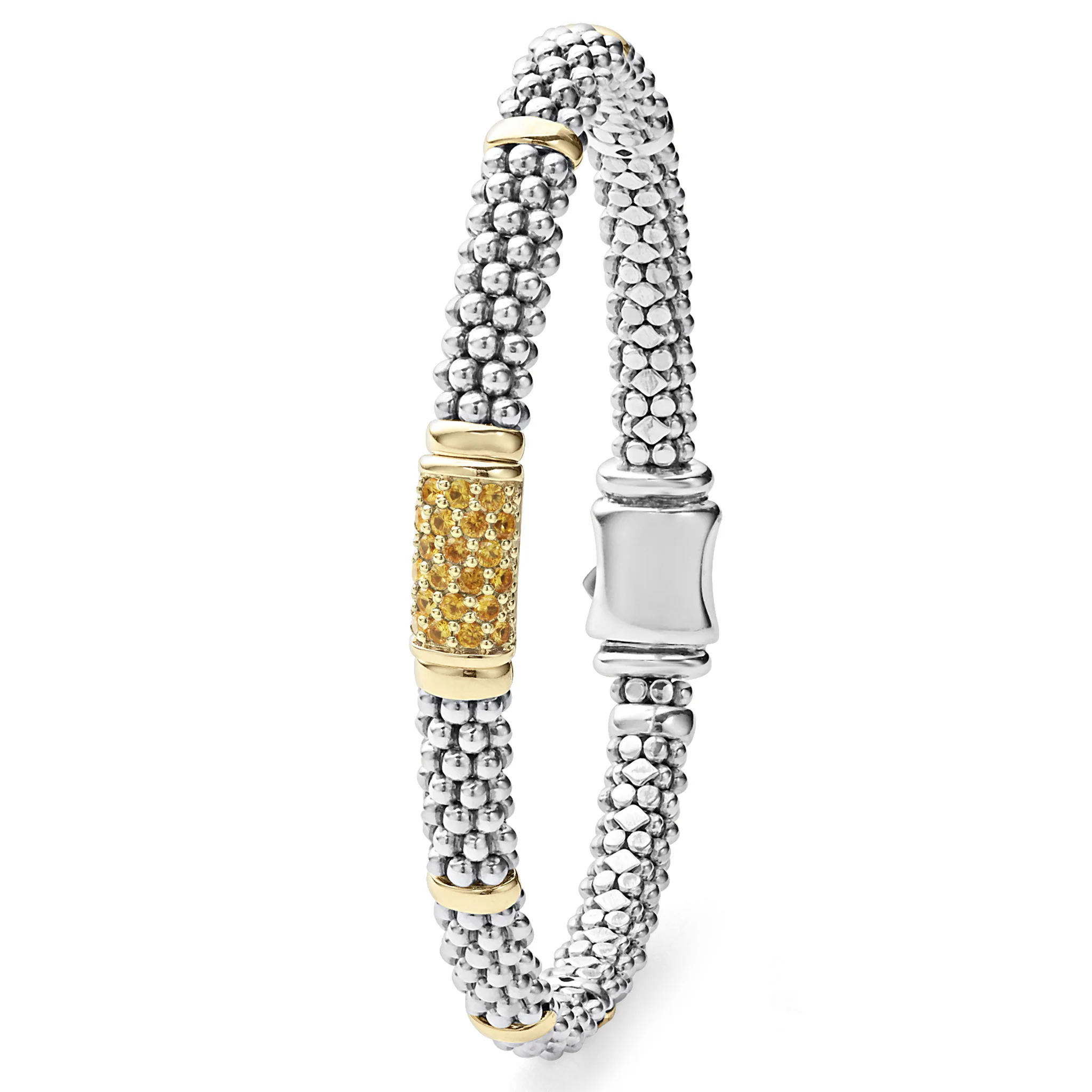Signature Caviar Yellow Sapphire Caviar Bracelet | 6mm - Image 3