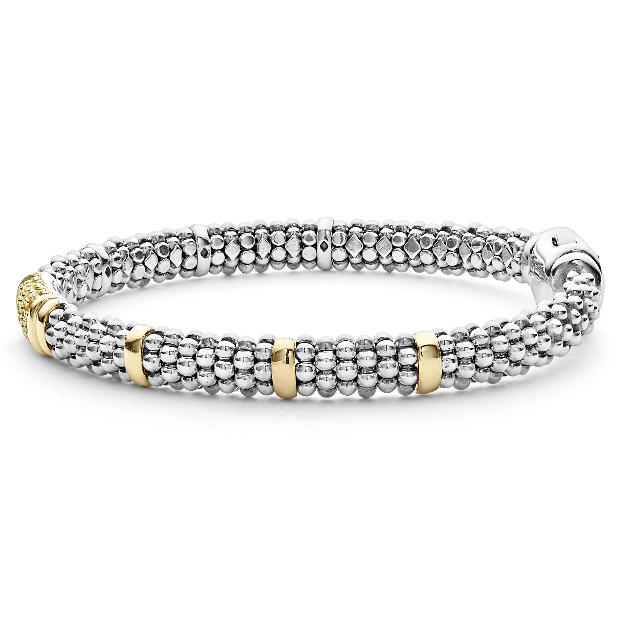 Signature Caviar Yellow Sapphire Caviar Bracelet | 6mm - Image 4