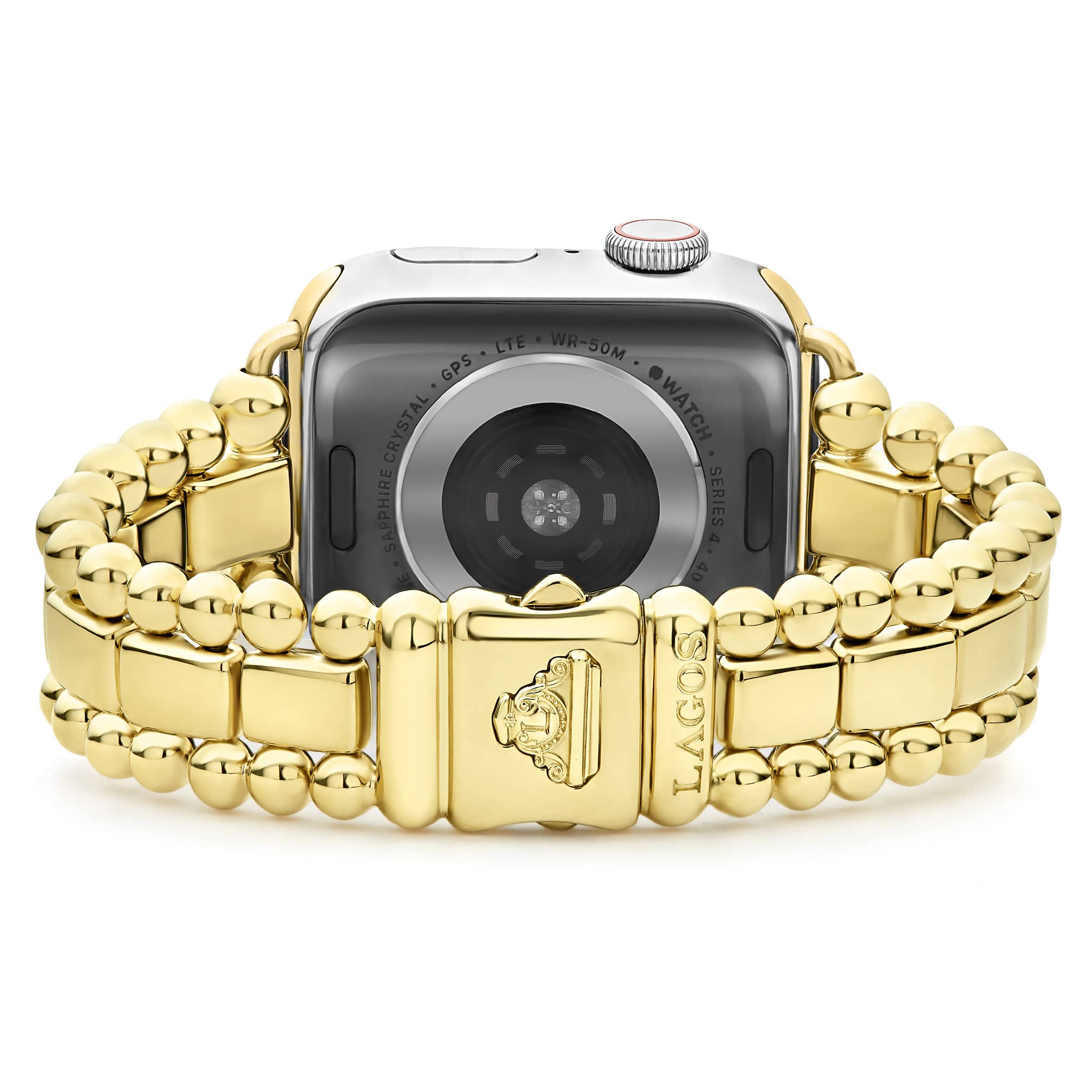Smart Caviar 18K Gold Watch Bracelet-38-45mm - Image 4