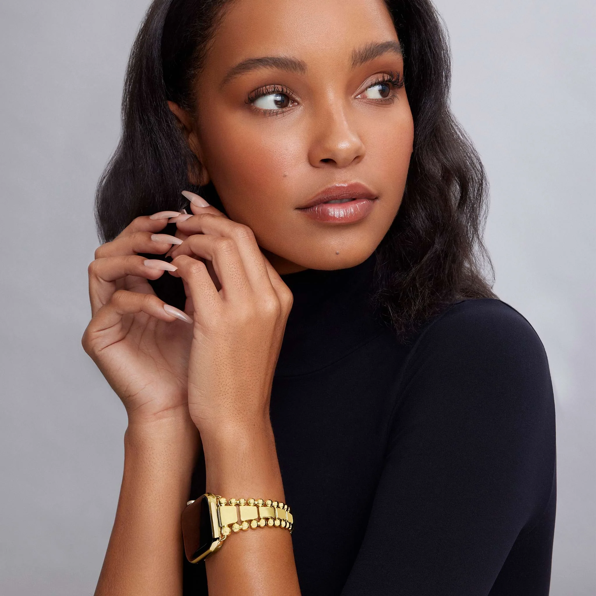 Smart Caviar 18K Gold Watch Bracelet-42-49mm - Image 2
