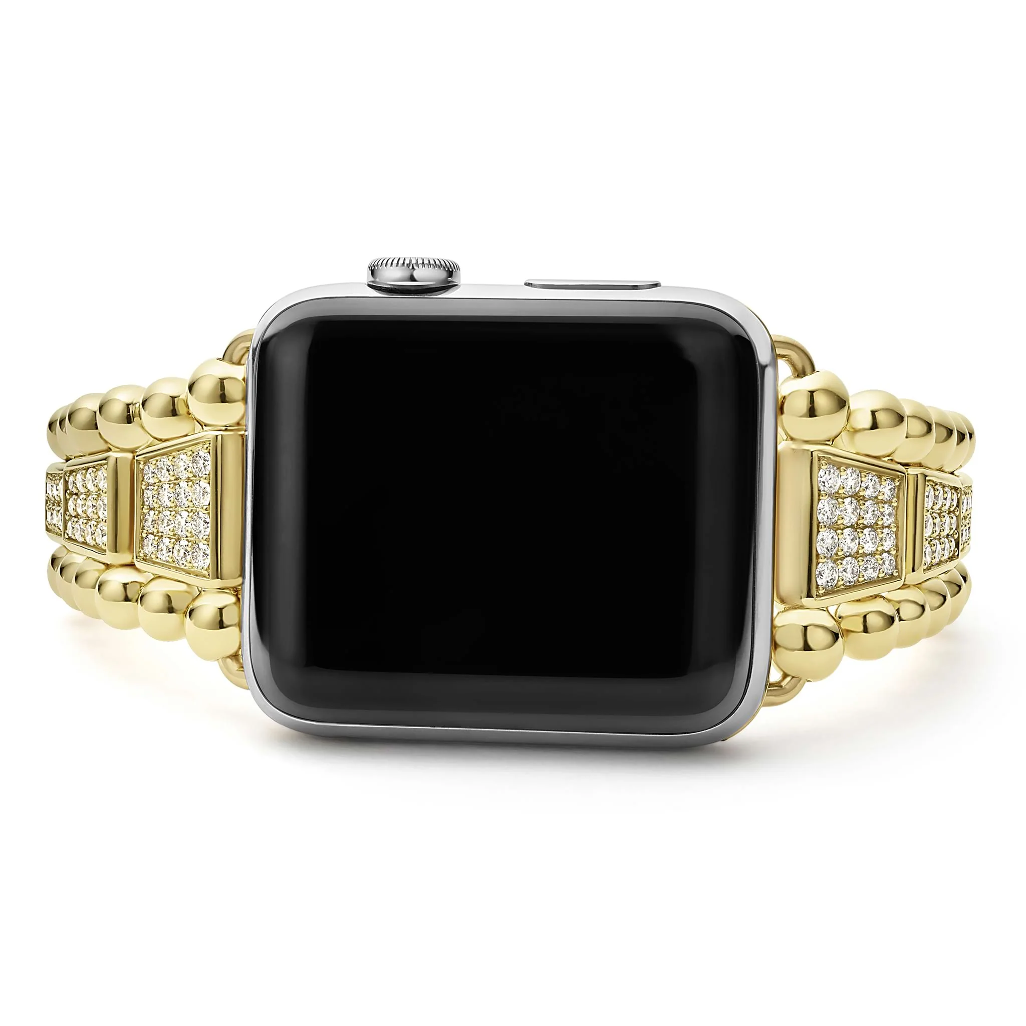 Smart Caviar 18K Gold Full Diamond Watch Bracelet-42-49mm - Image 5