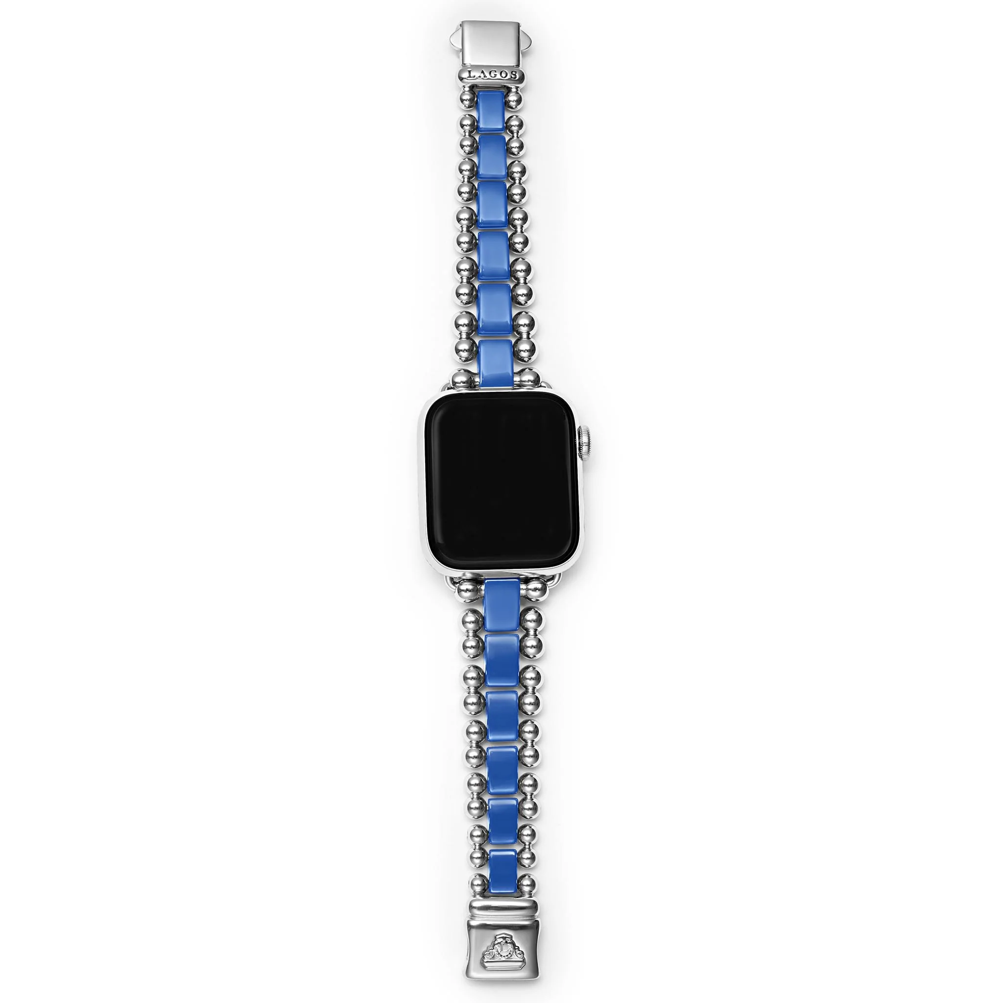 Smart Caviar Ultramarine Ceramic and Stainless Steel Watch Bracelet-38-45mm - Image 4
