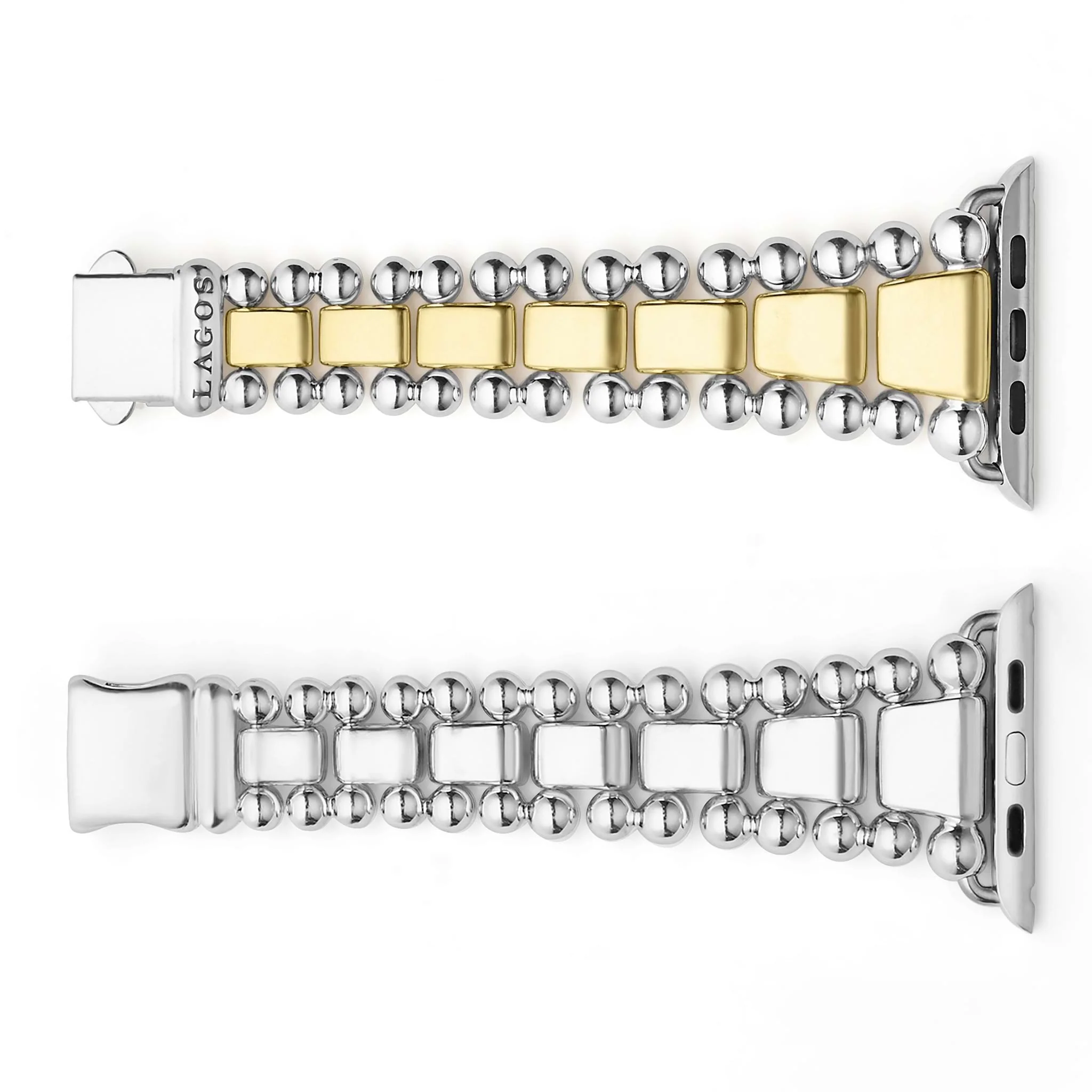 Smart Caviar 18K Gold and Sterling Silver Watch Bracelet-42-49mm - Image 3