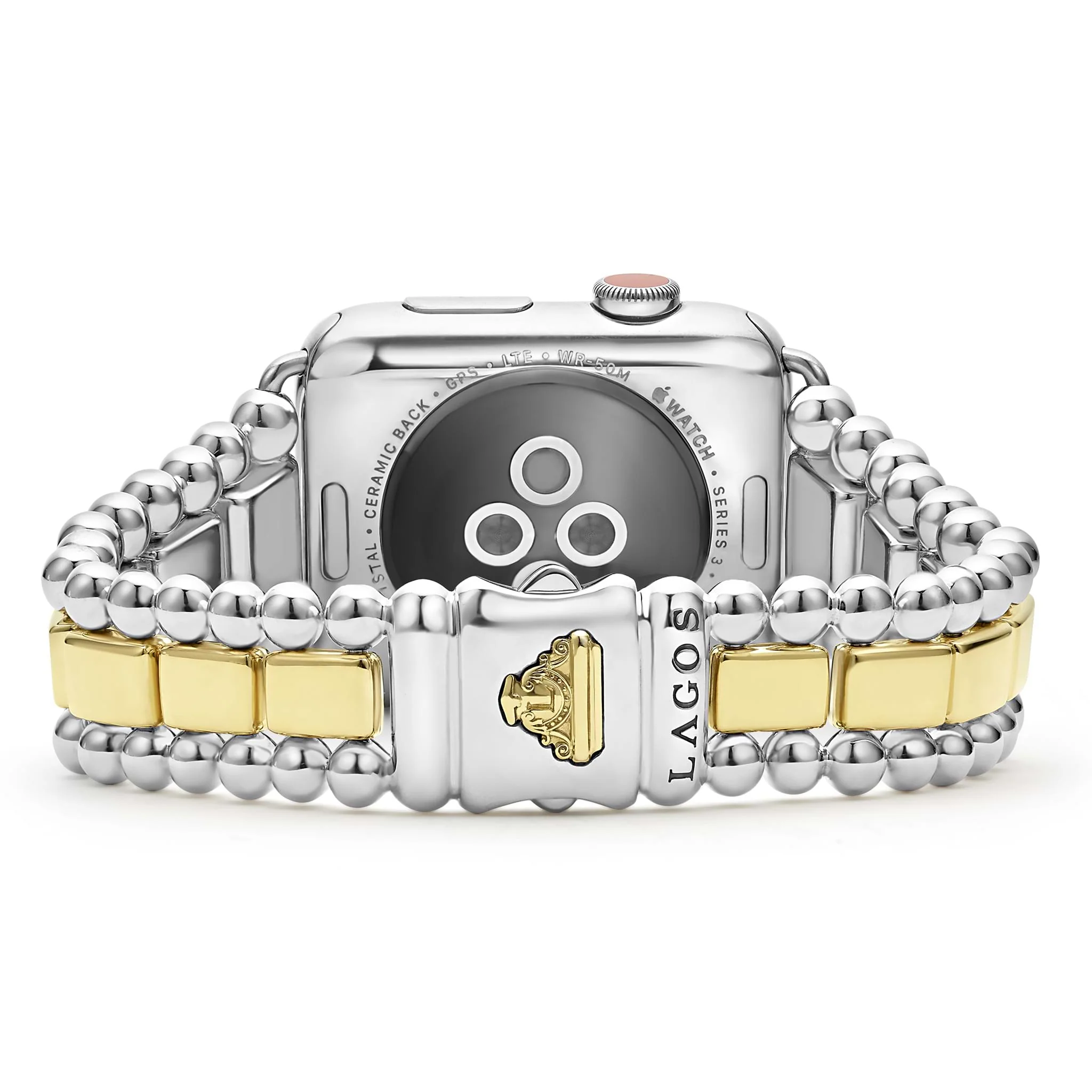 Smart Caviar 18K Gold and Sterling Silver Watch Bracelet-42-49mm - Image 4