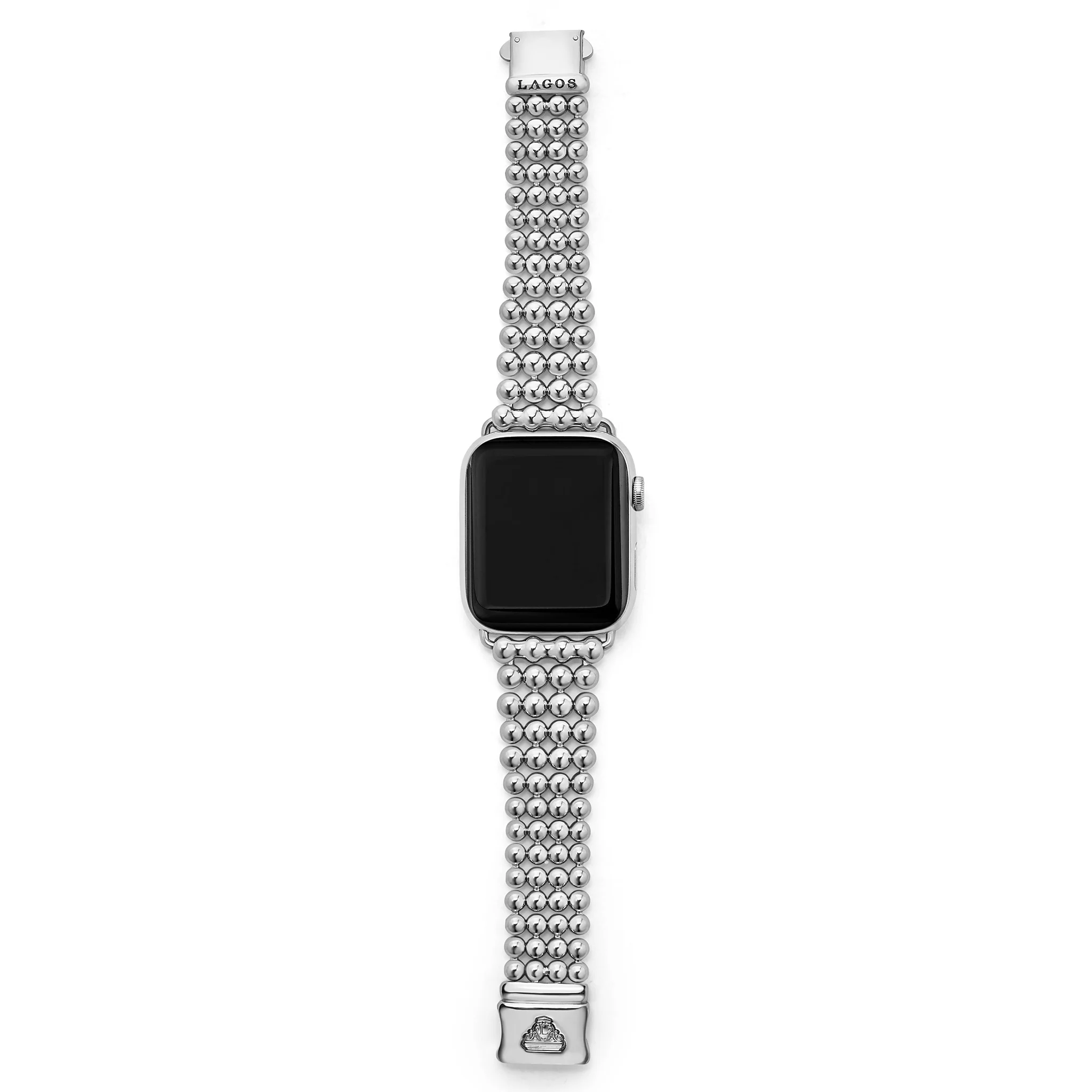 Smart Caviar Stainless Steel Infinite Caviar Beaded Watch Bracelet - 42mm-49mm - Image 6