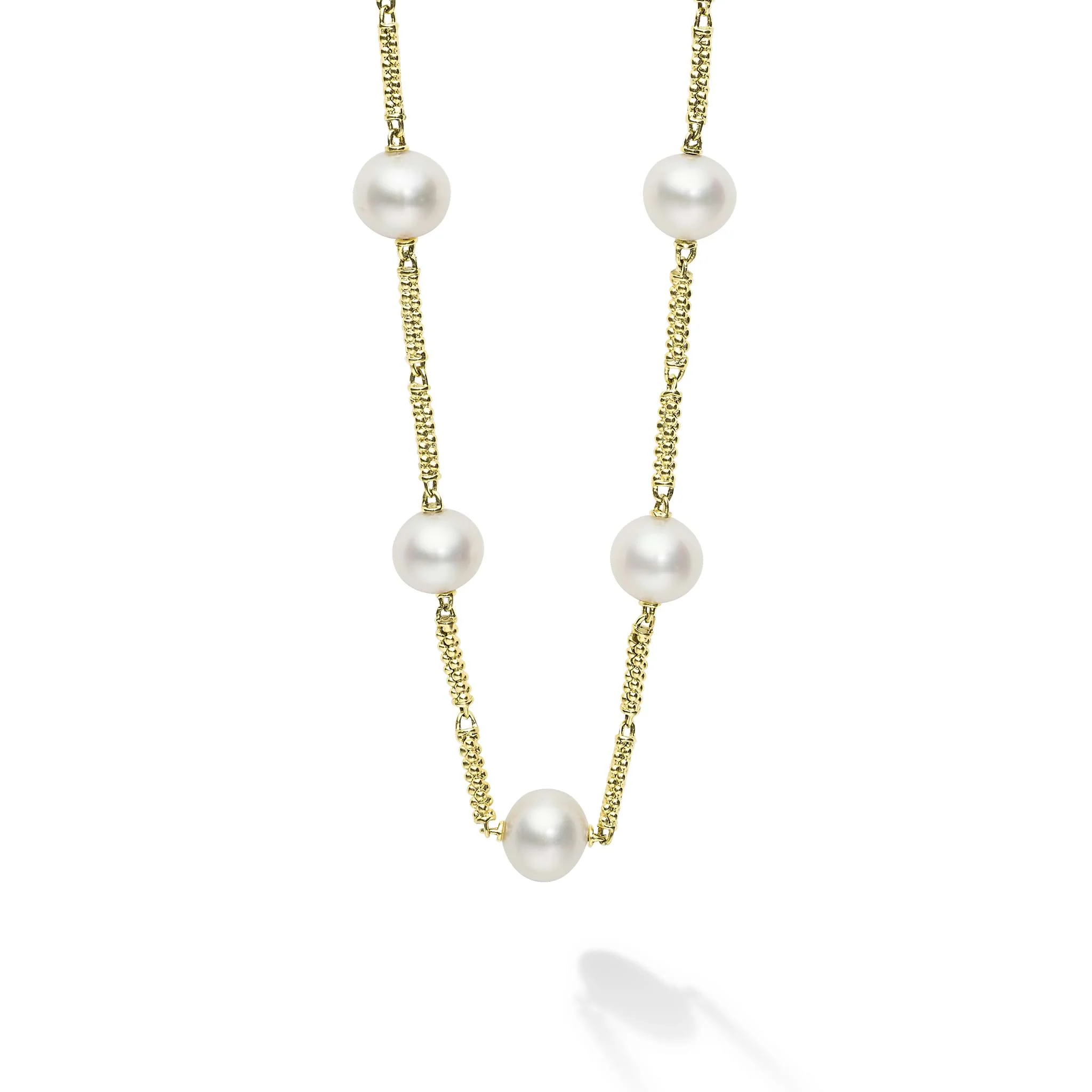 Studio 18K Gold Superfine Pearl Necklace